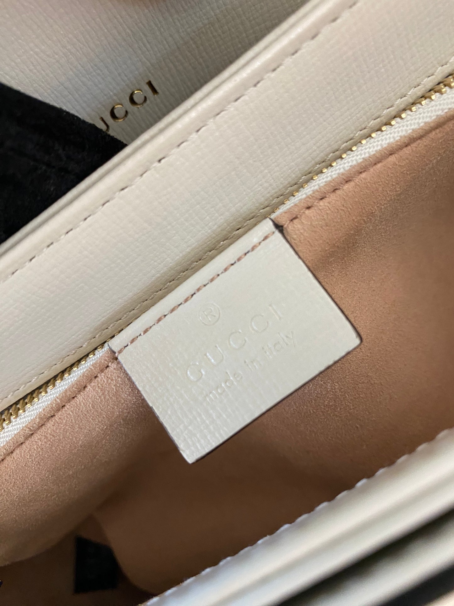 Gg Supreme Horsebit 1955 Bag White