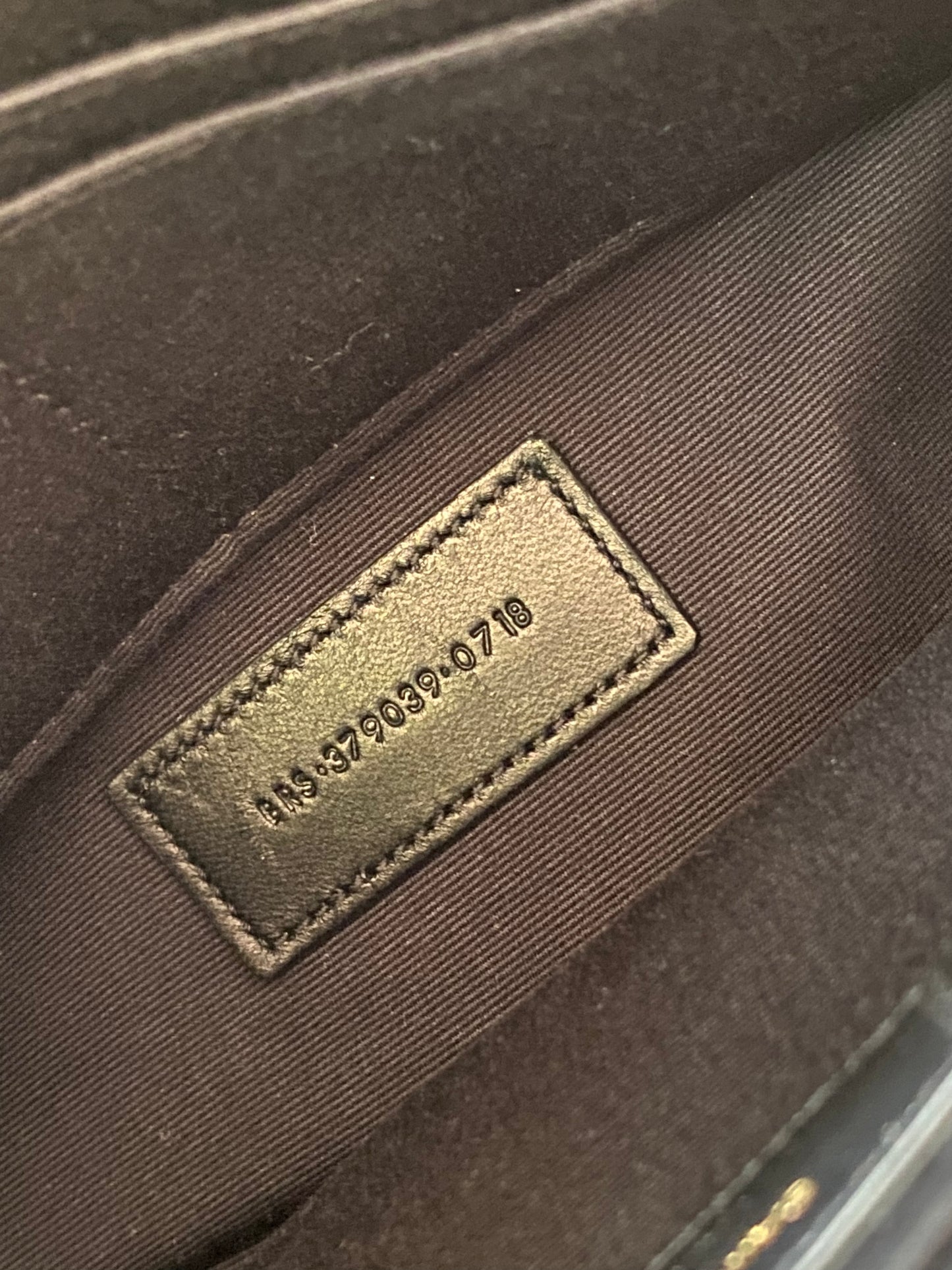 Yves Saint Laurent Matelasse A5 Pouch in Leather