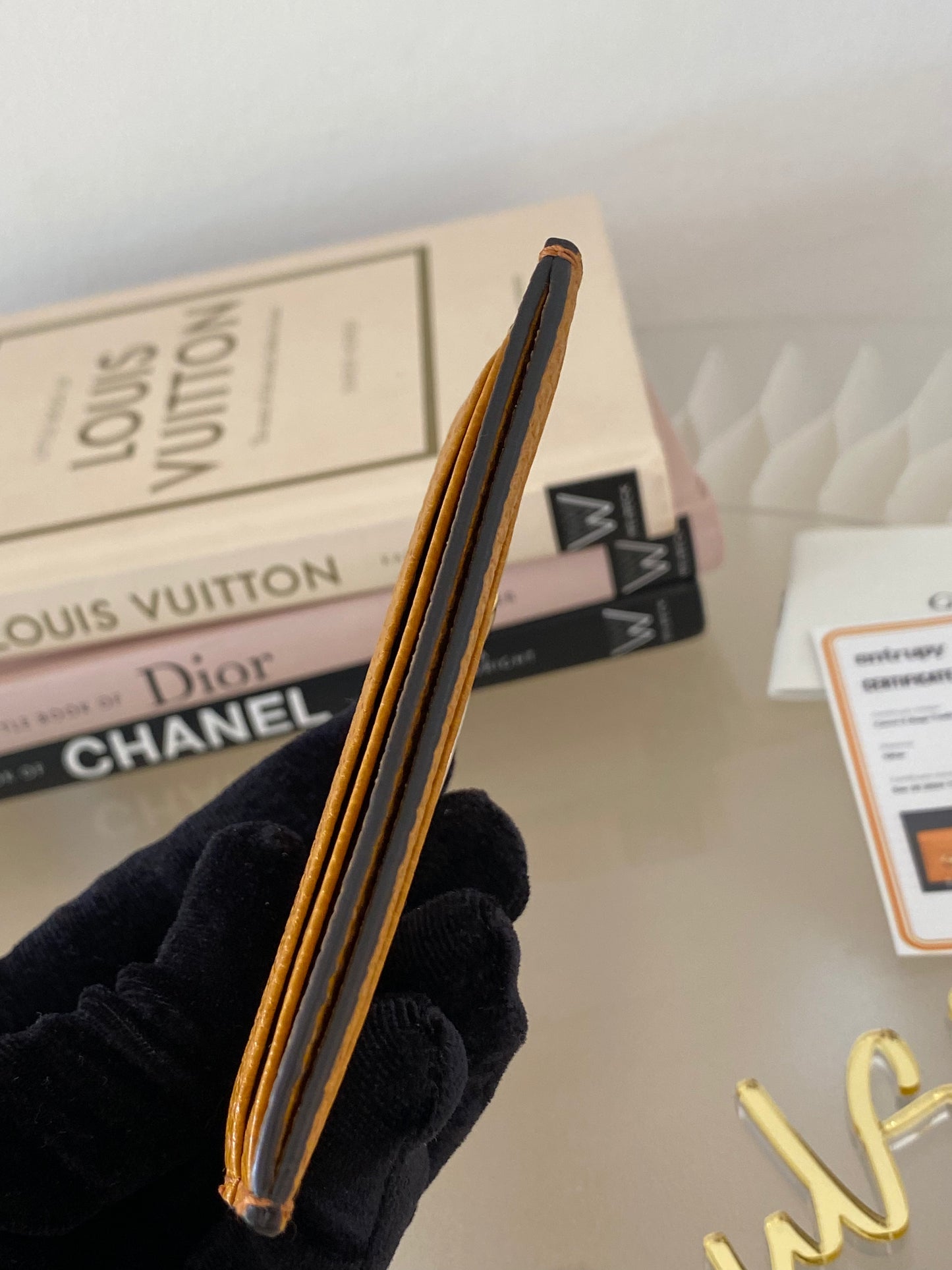 GUCCI Grainy Calfskin Zumi Cardholder