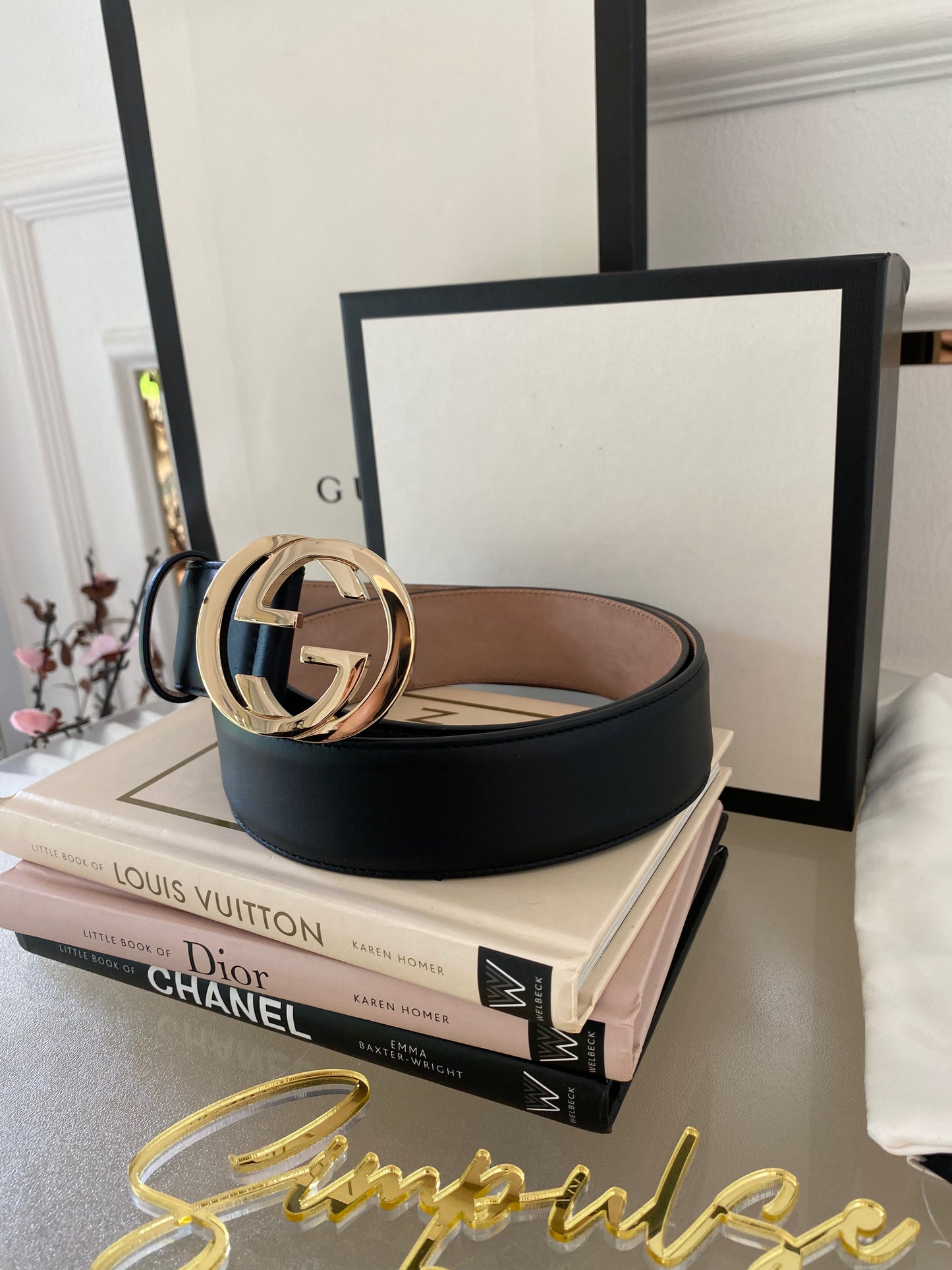 Gucci Interlocking G Buckle Belt