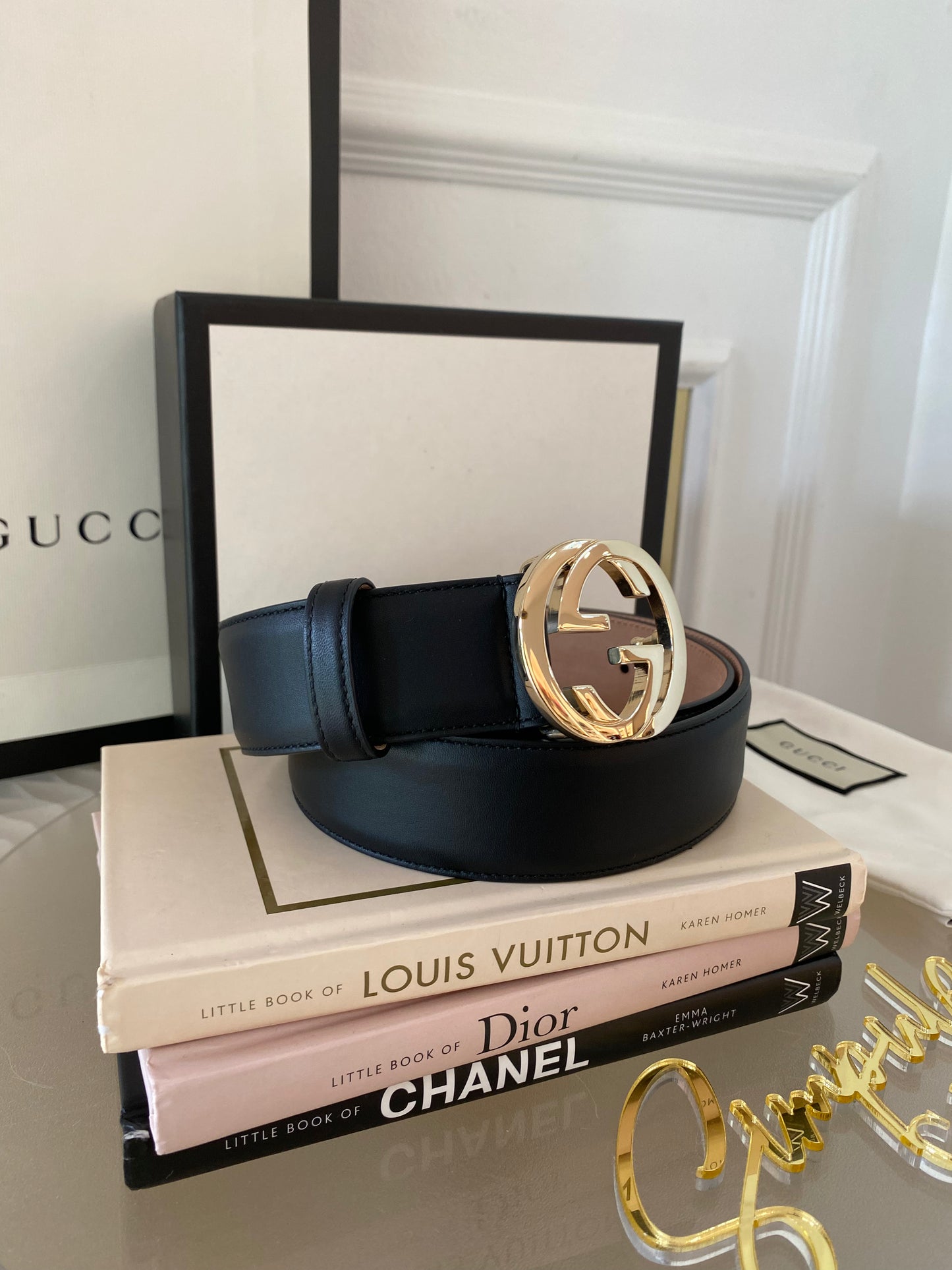 Gucci Interlocking G Buckle Belt