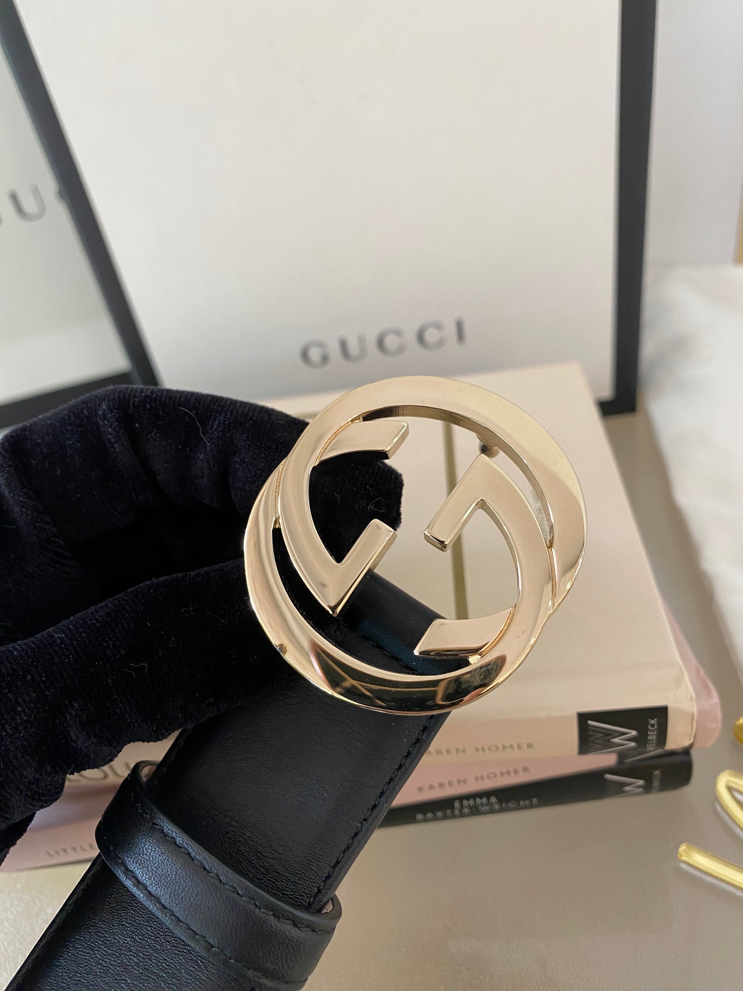 Gucci Interlocking G Buckle Belt
