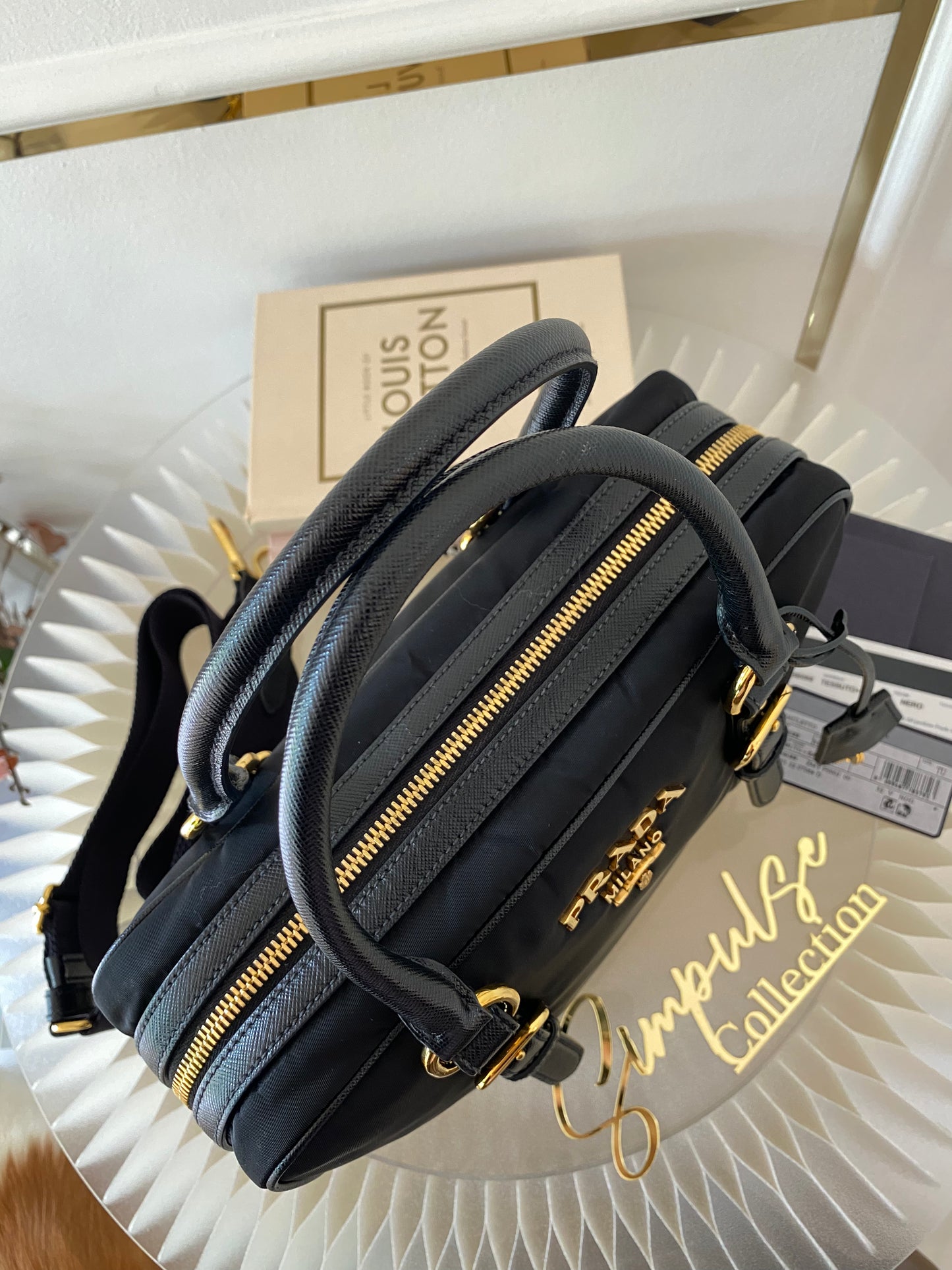 Prada Bauletto Nylon Bag