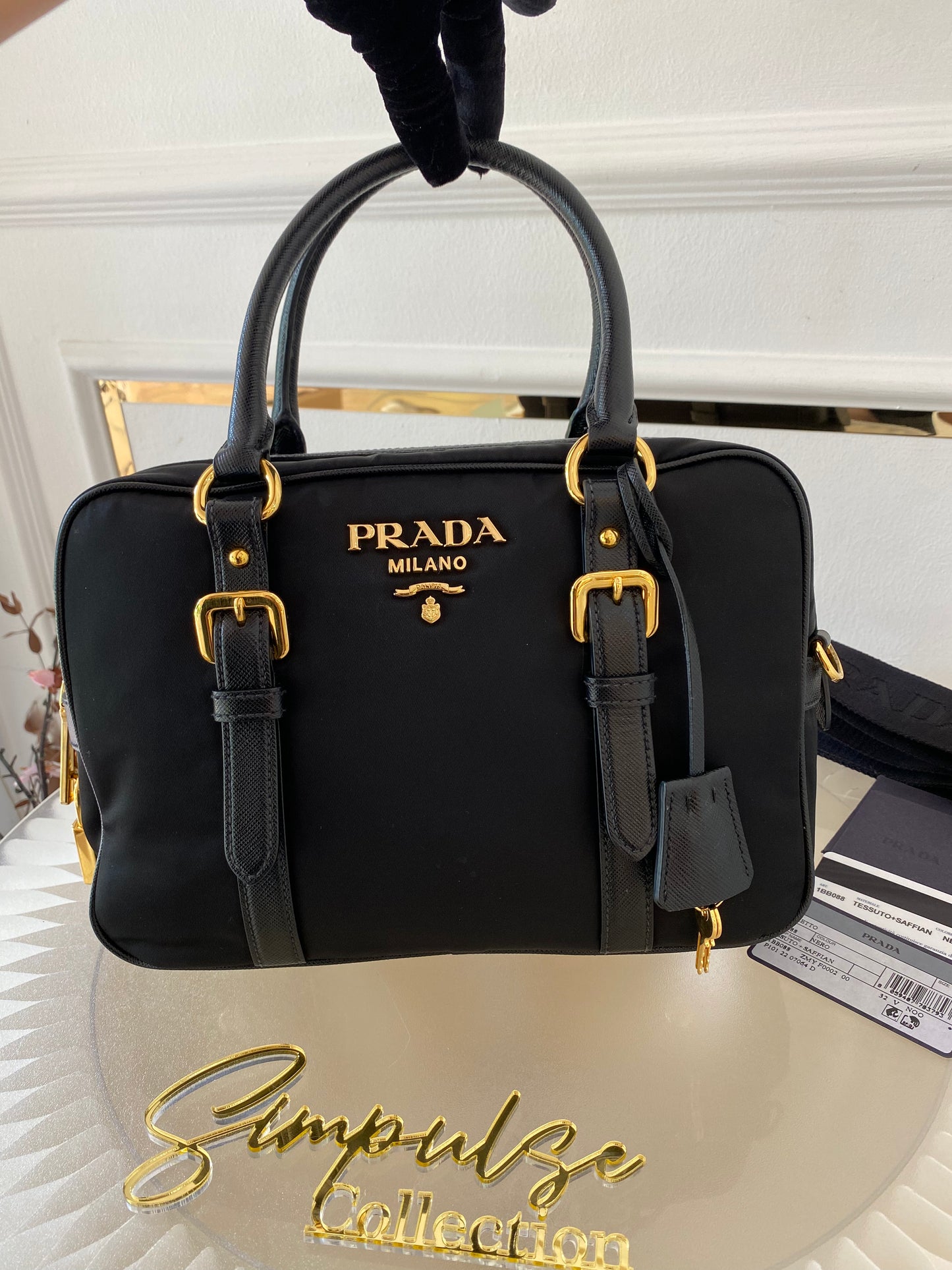 Prada Bauletto Nylon Bag