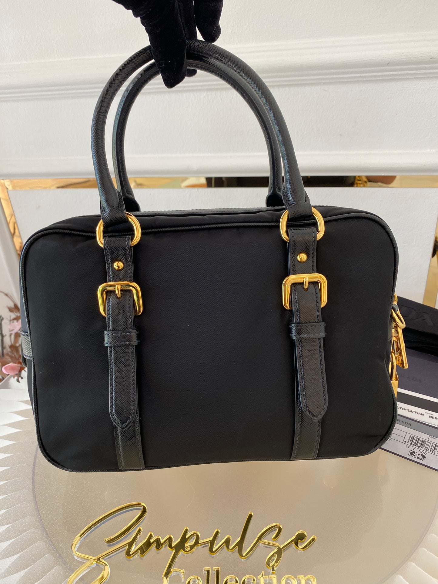 Prada Bauletto Nylon Bag