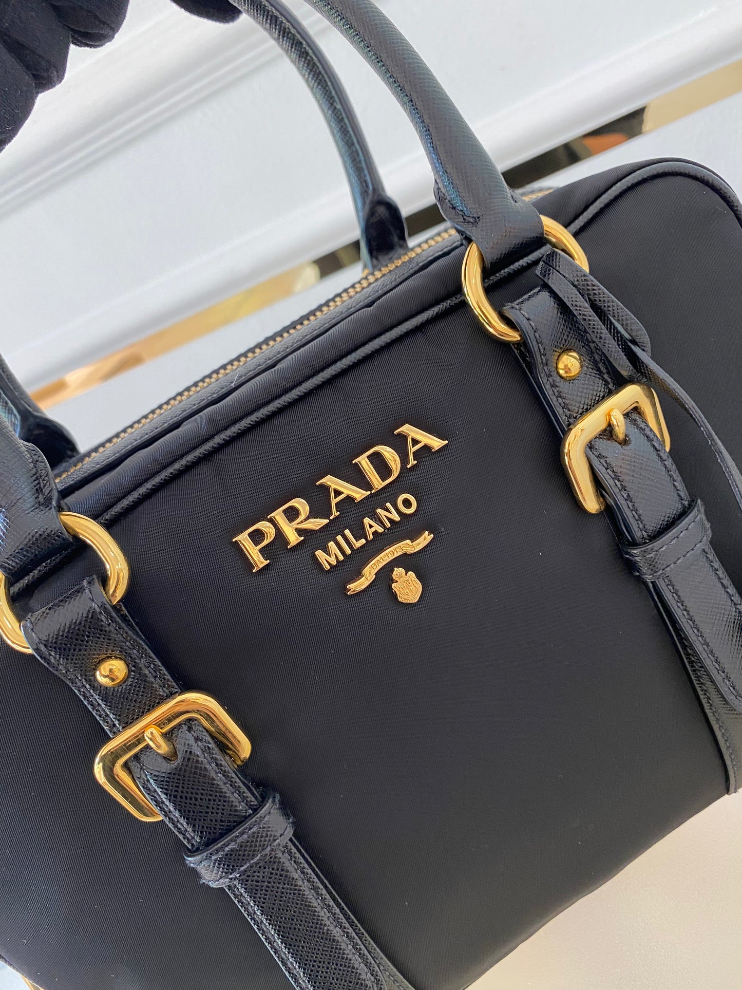 Prada Bauletto Nylon Bag