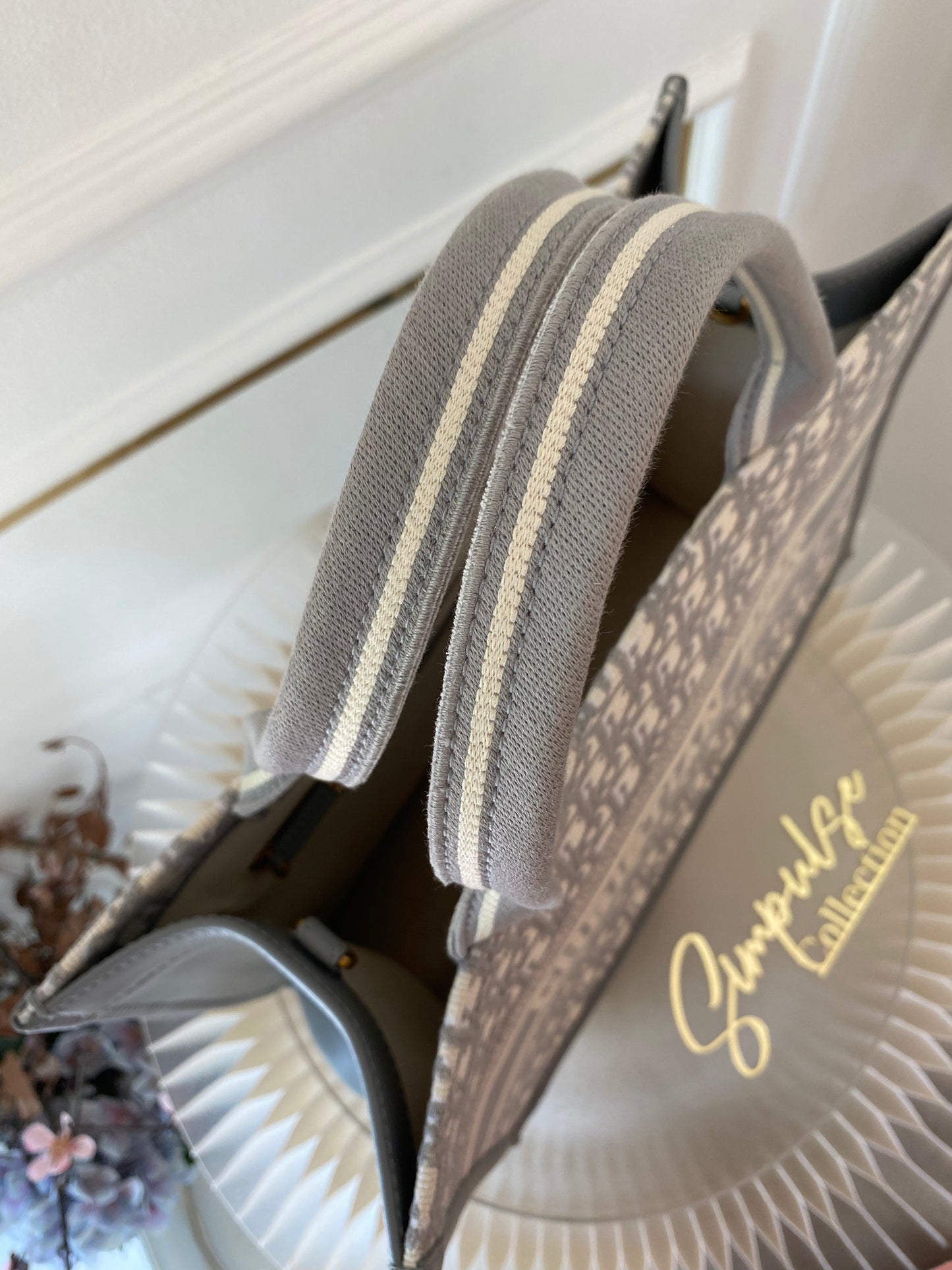 Dior Booktote Oblique Gray Medium w/ Strap
