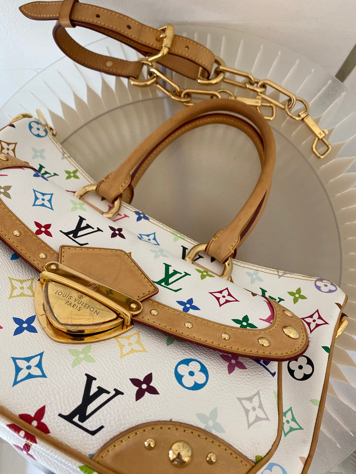 LOUIS VUITTON Monogram Multicolor Rita Bag