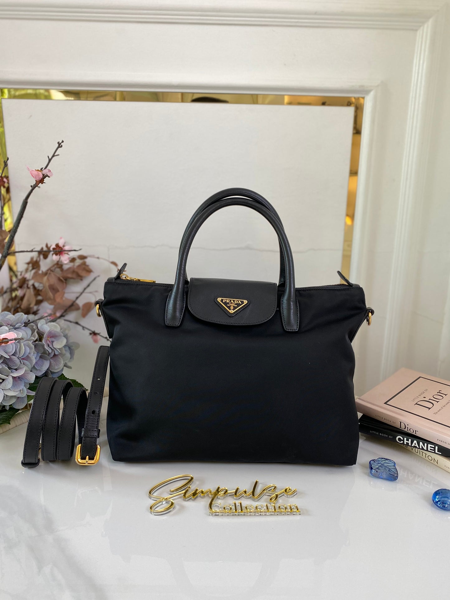 P Tessuto Nylon Tote Bag