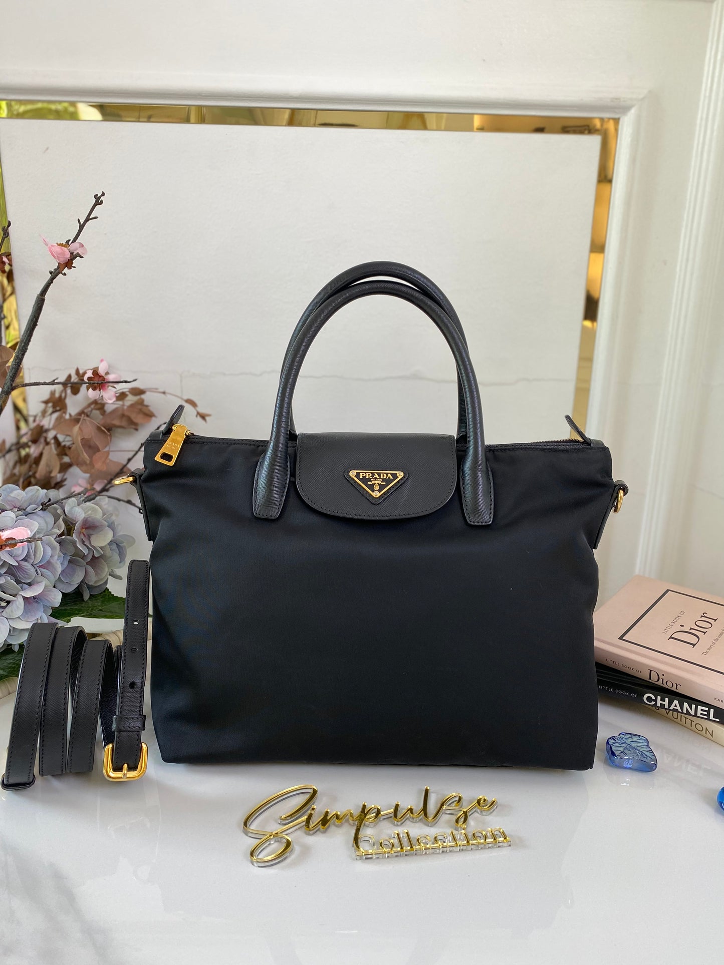 P Tessuto Nylon Tote Bag