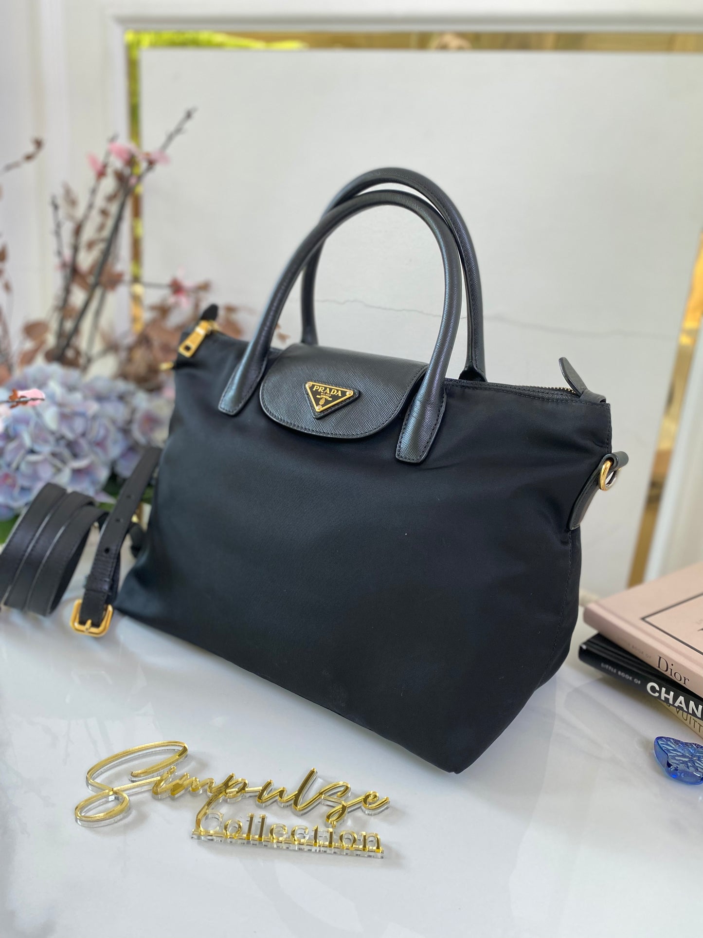 P Tessuto Nylon Tote Bag