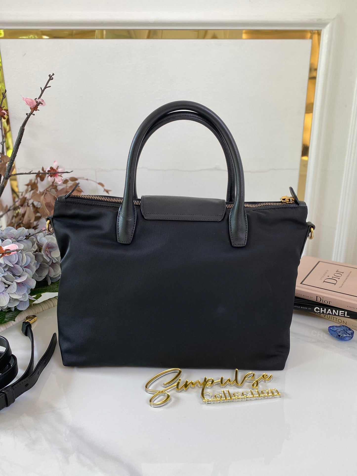 P Tessuto Nylon Tote Bag