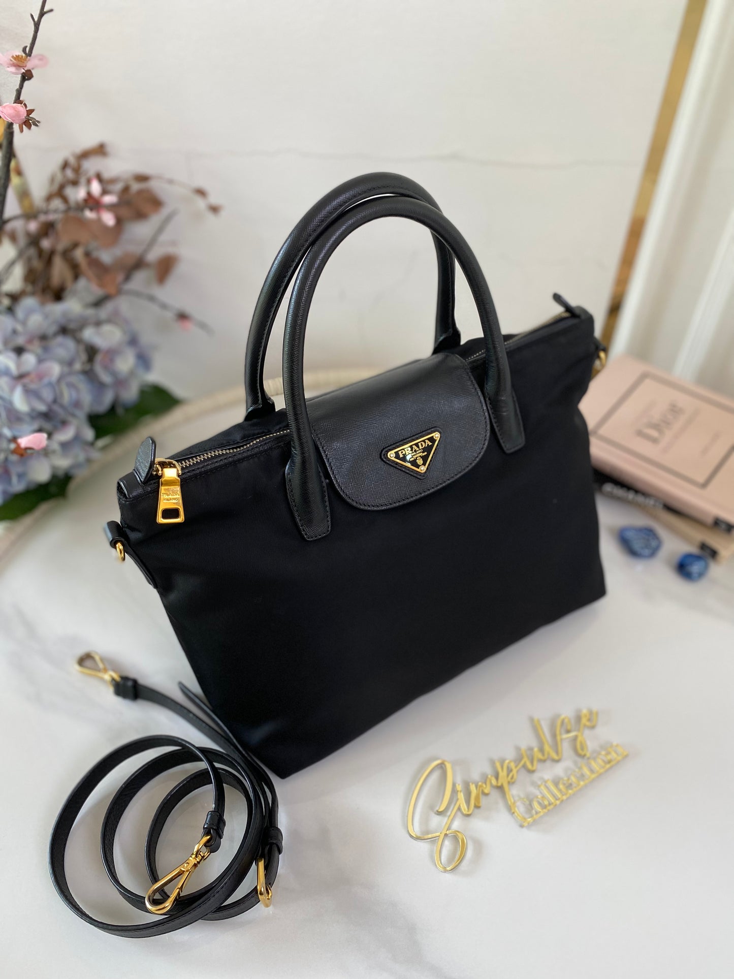 P Tessuto Nylon Tote Bag