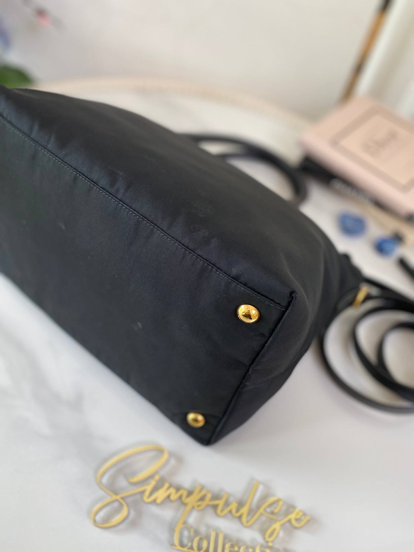 P Tessuto Nylon Tote Bag