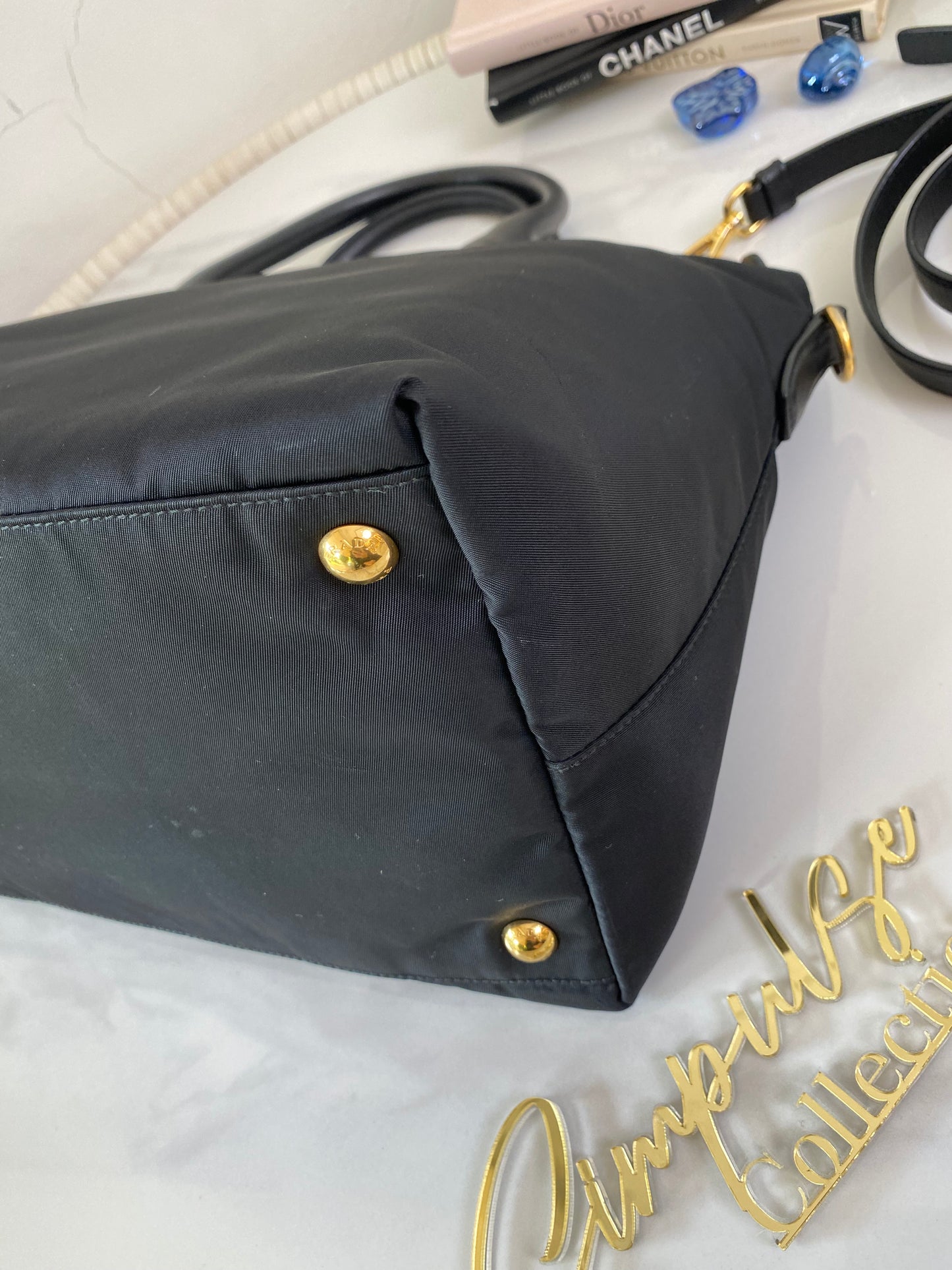 P Tessuto Nylon Tote Bag