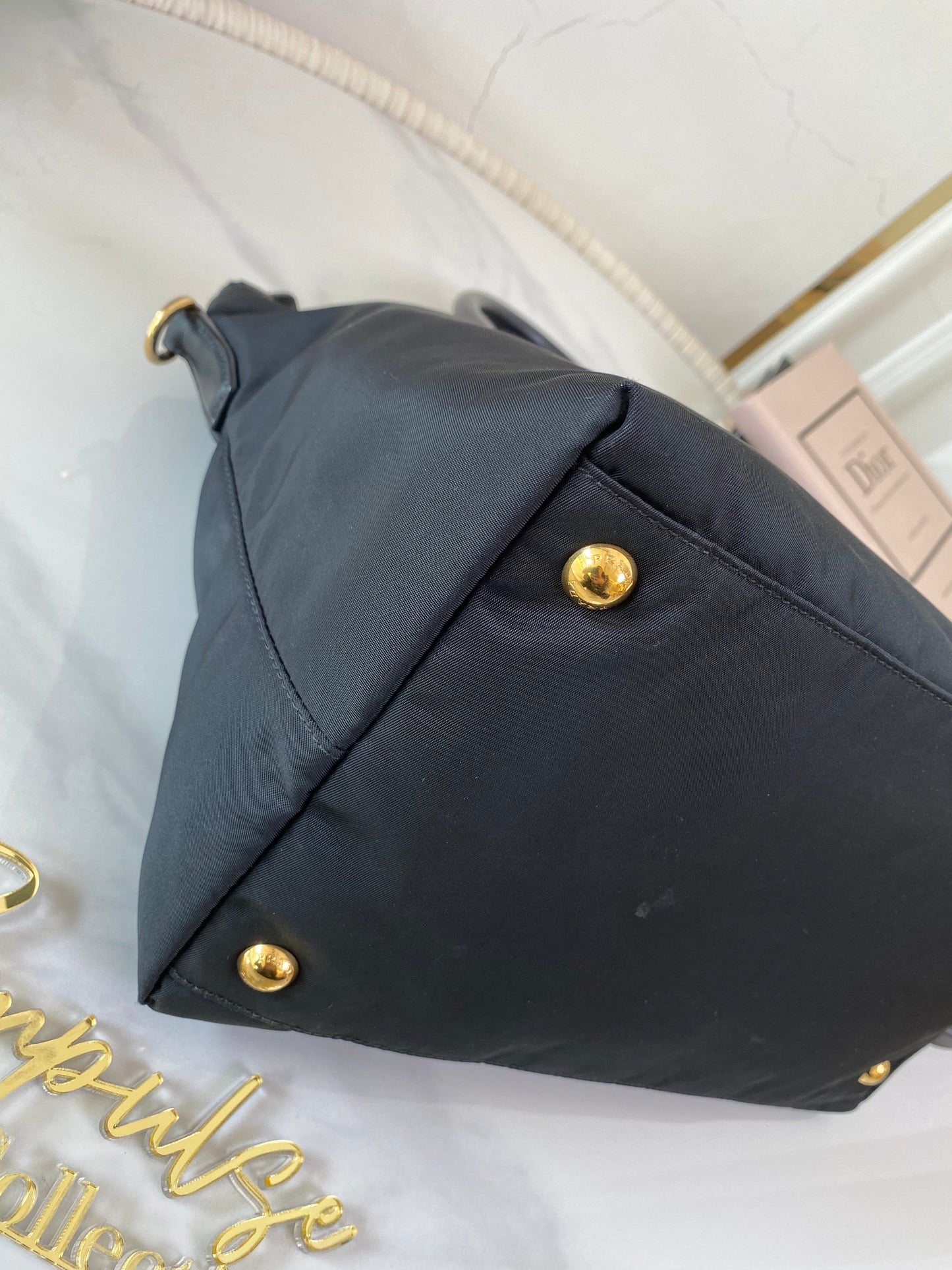 P Tessuto Nylon Tote Bag