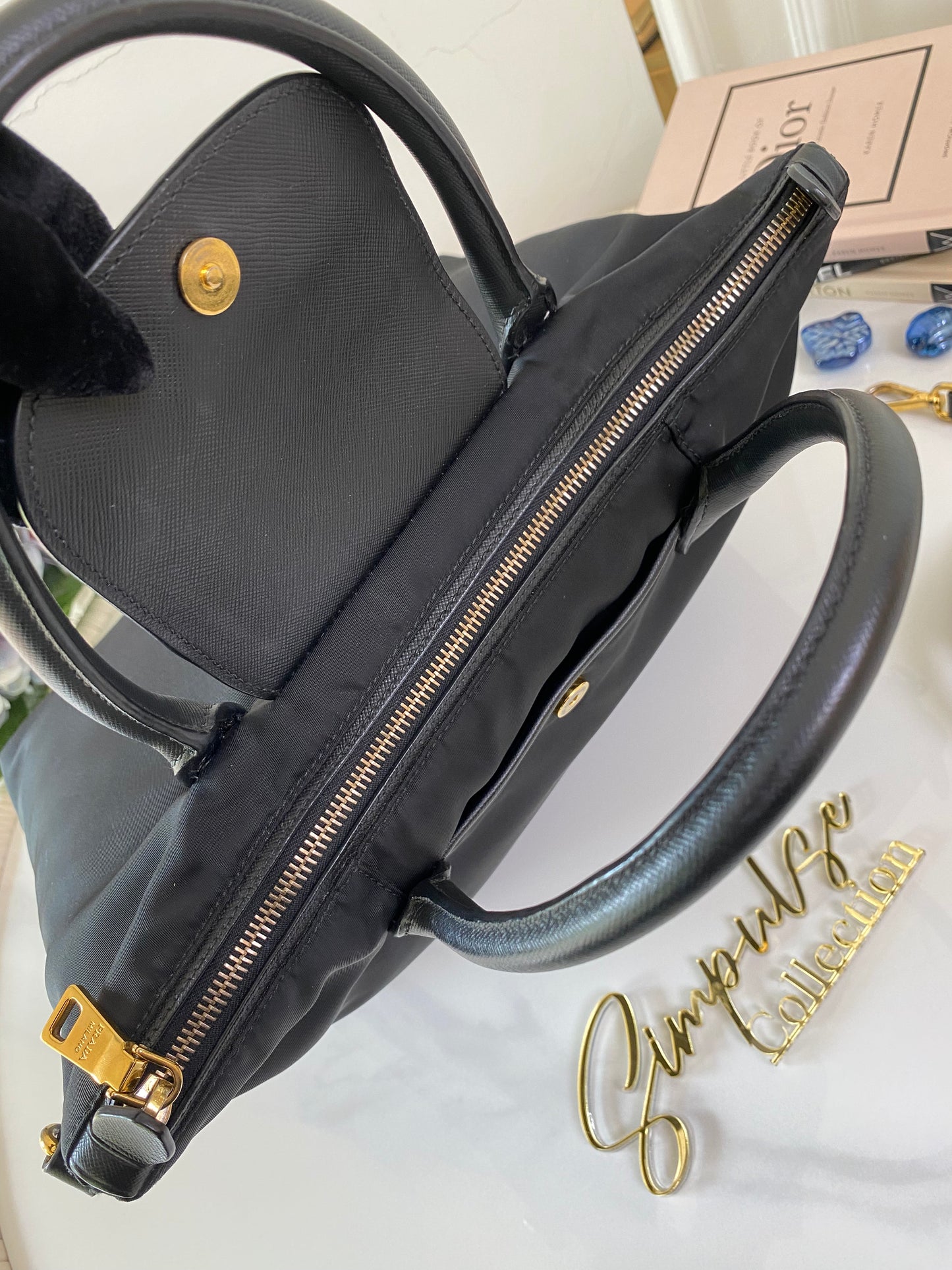 P Tessuto Nylon Tote Bag
