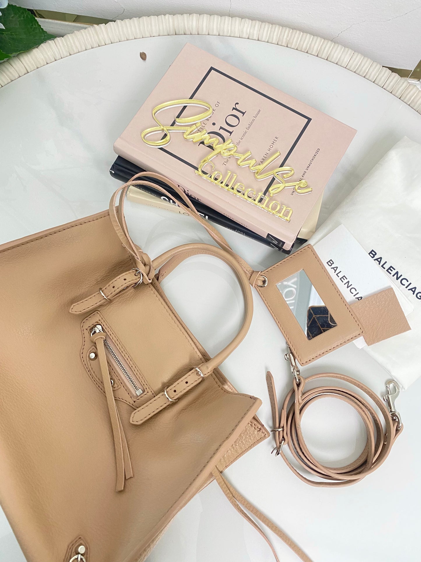 Balenciaga Papier A6 Zip Around Tote