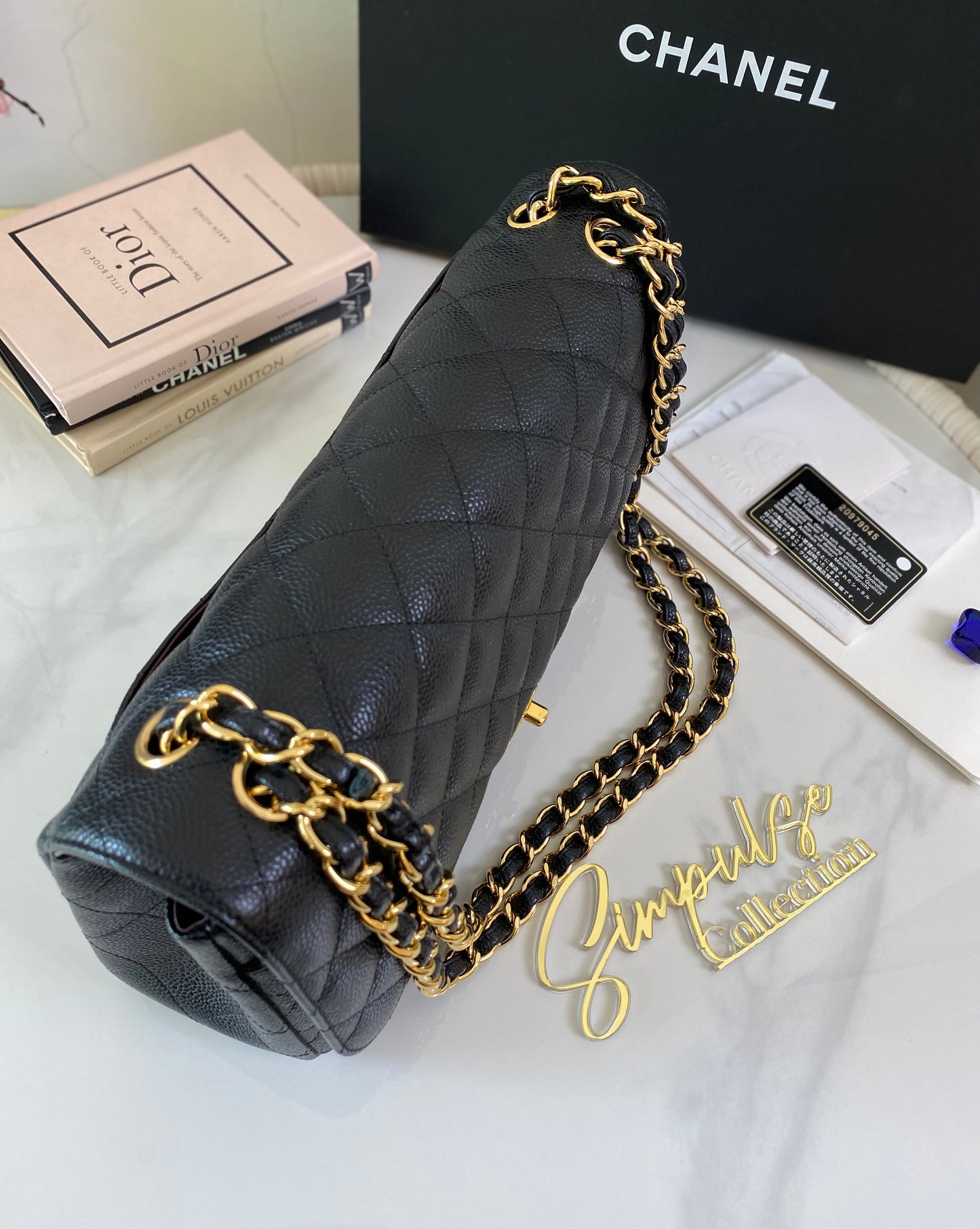 Chanel Jumbo Double Flap Caviar GHW