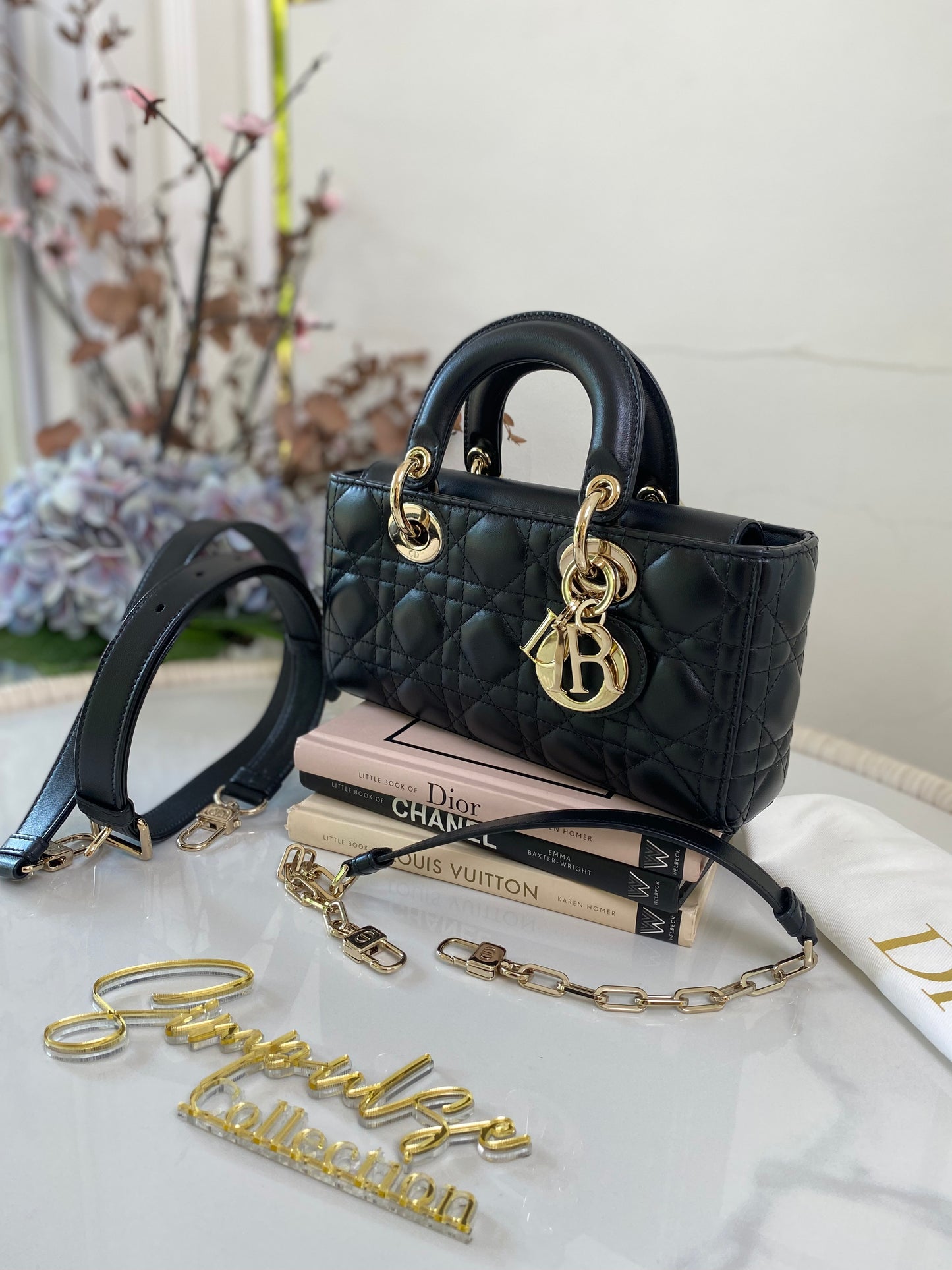Dior Djoy Small Black LGHW