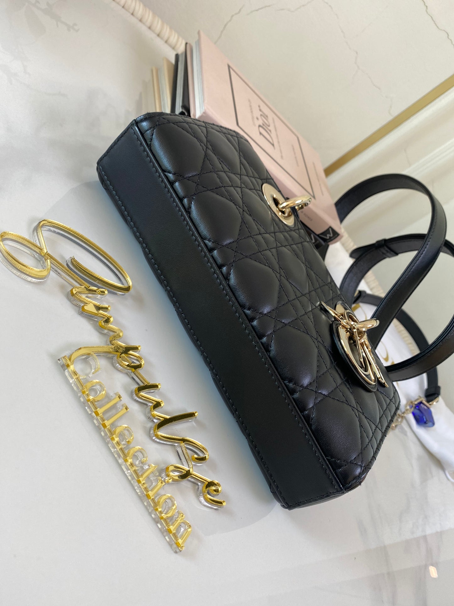 Dior Djoy Small Black LGHW