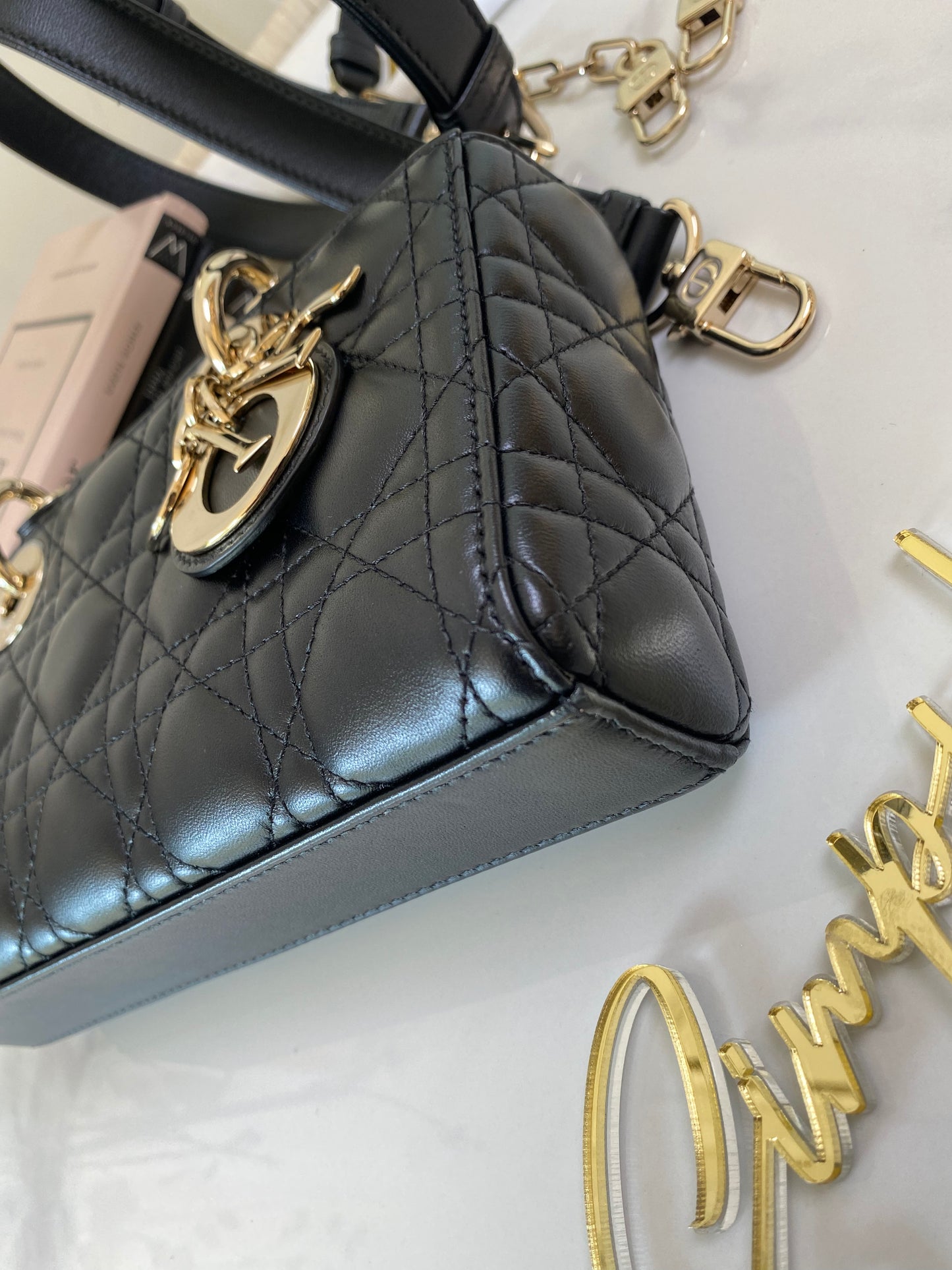 Dior Djoy Small Black LGHW