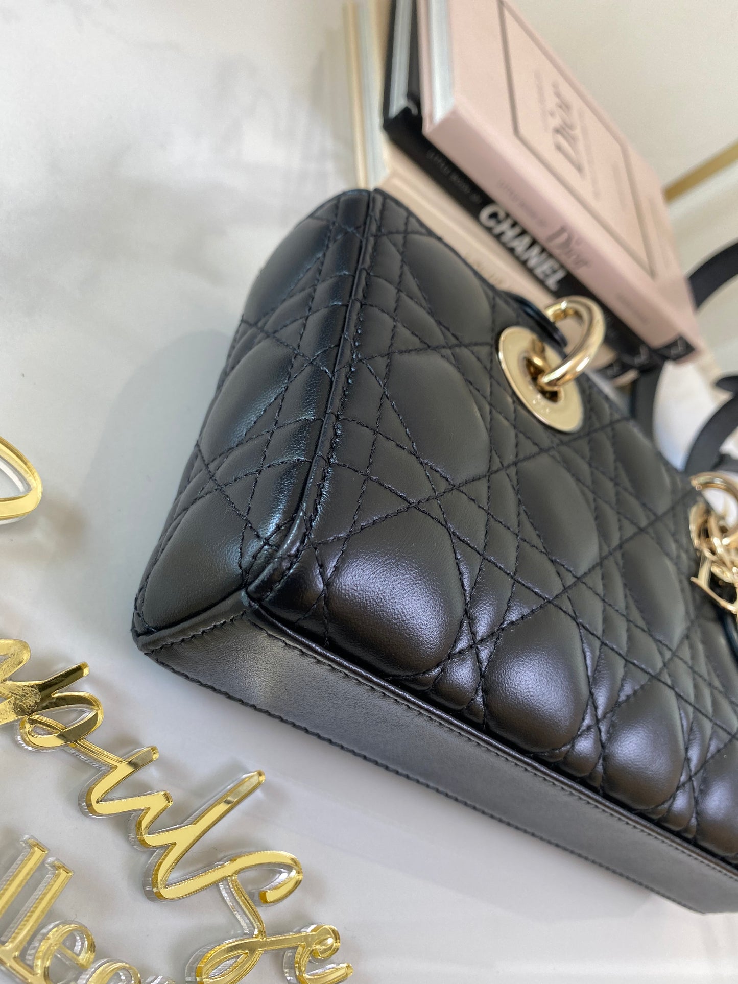 Dior Djoy Small Black LGHW