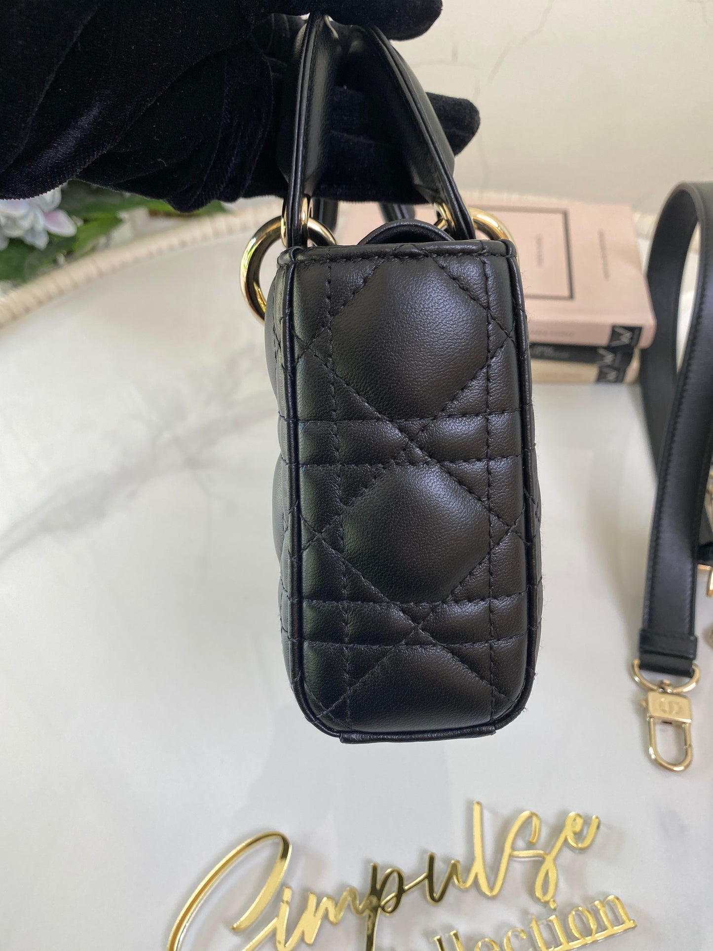 Dior Djoy Small Black LGHW