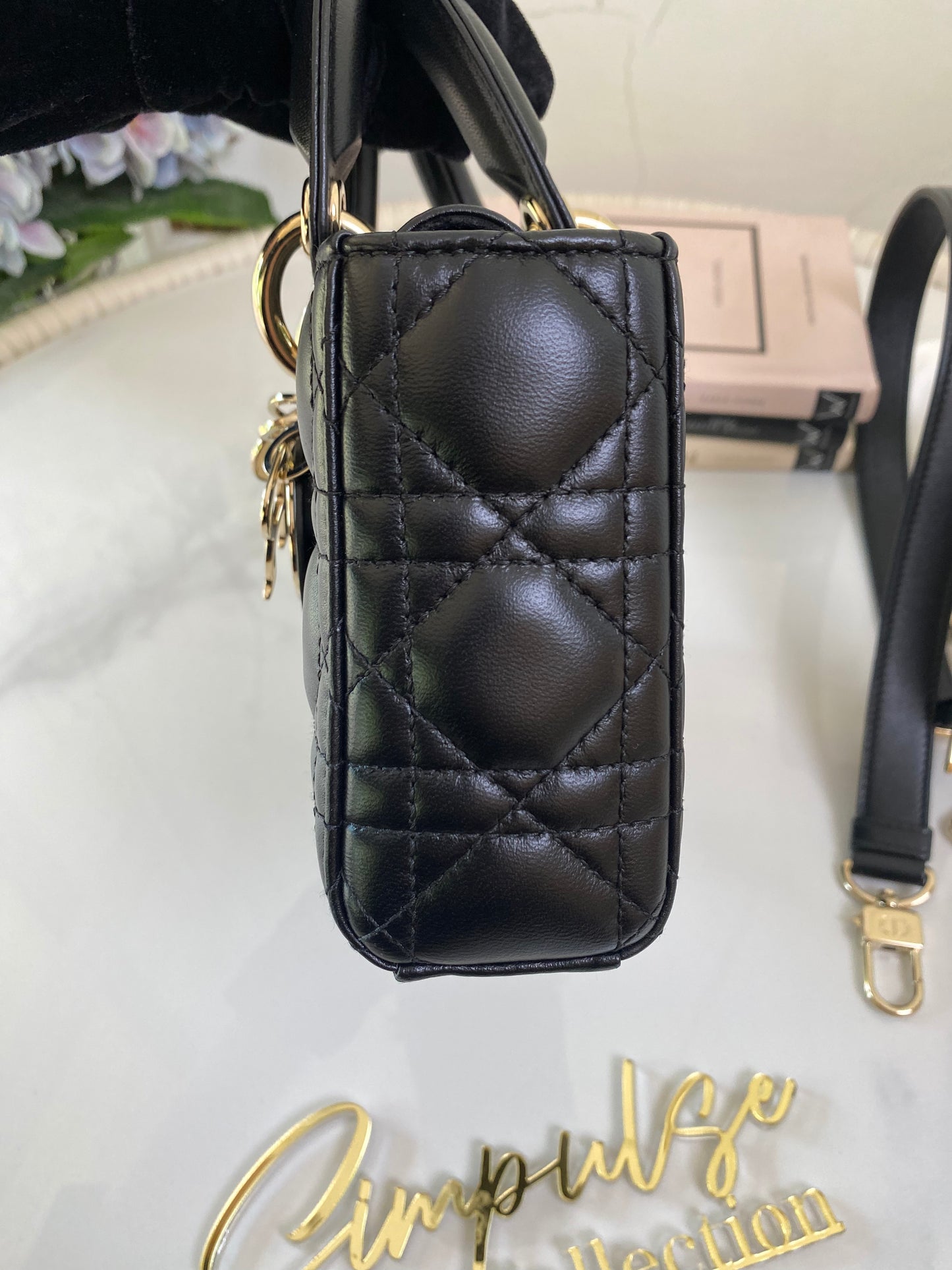Dior Djoy Small Black LGHW