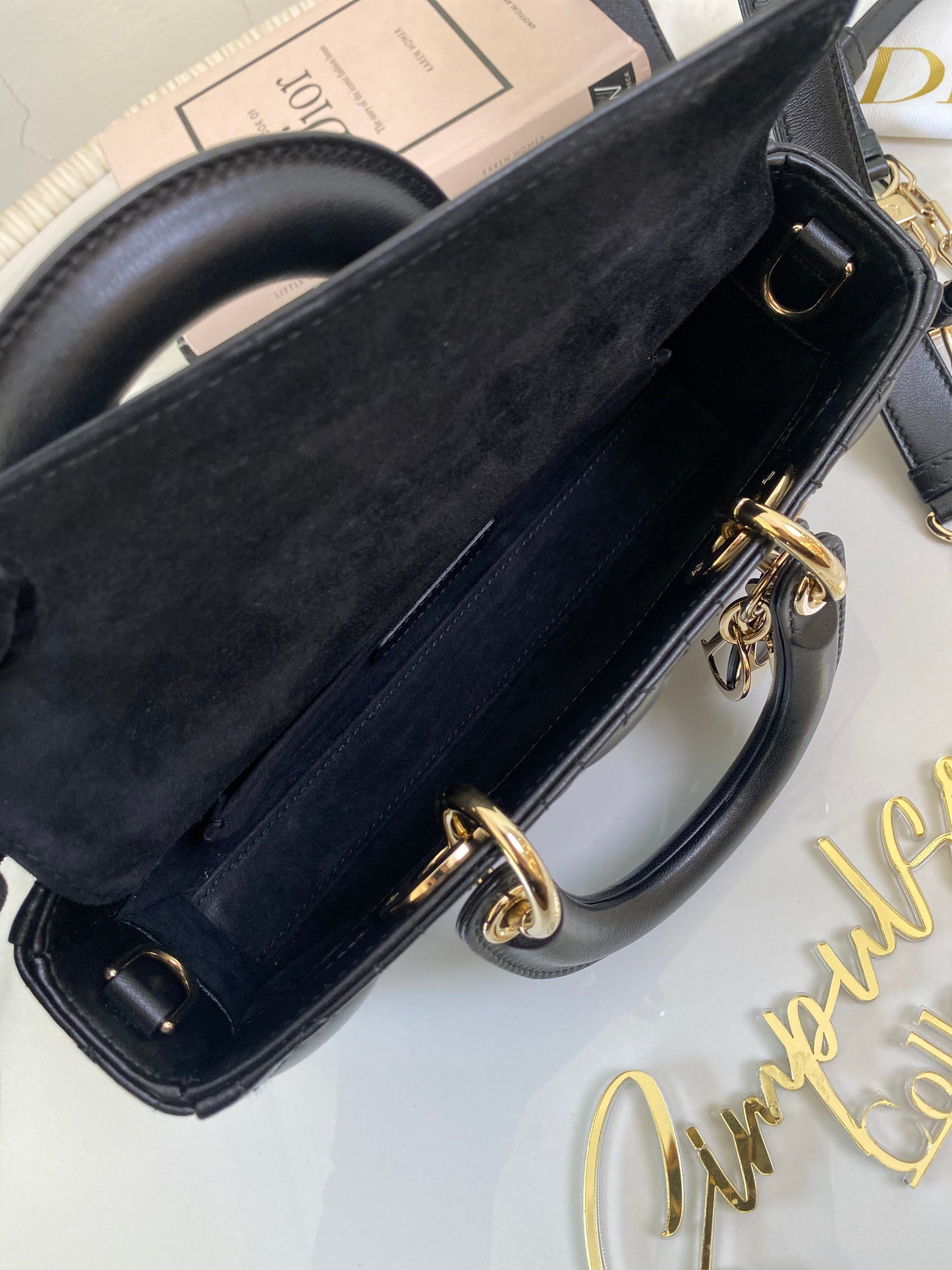 Dior Djoy Small Black LGHW
