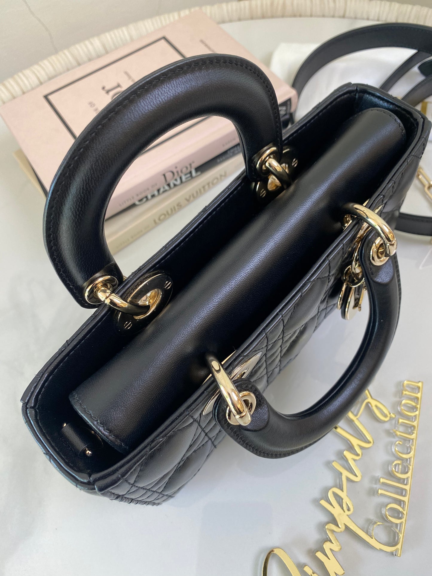Dior Djoy Small Black LGHW