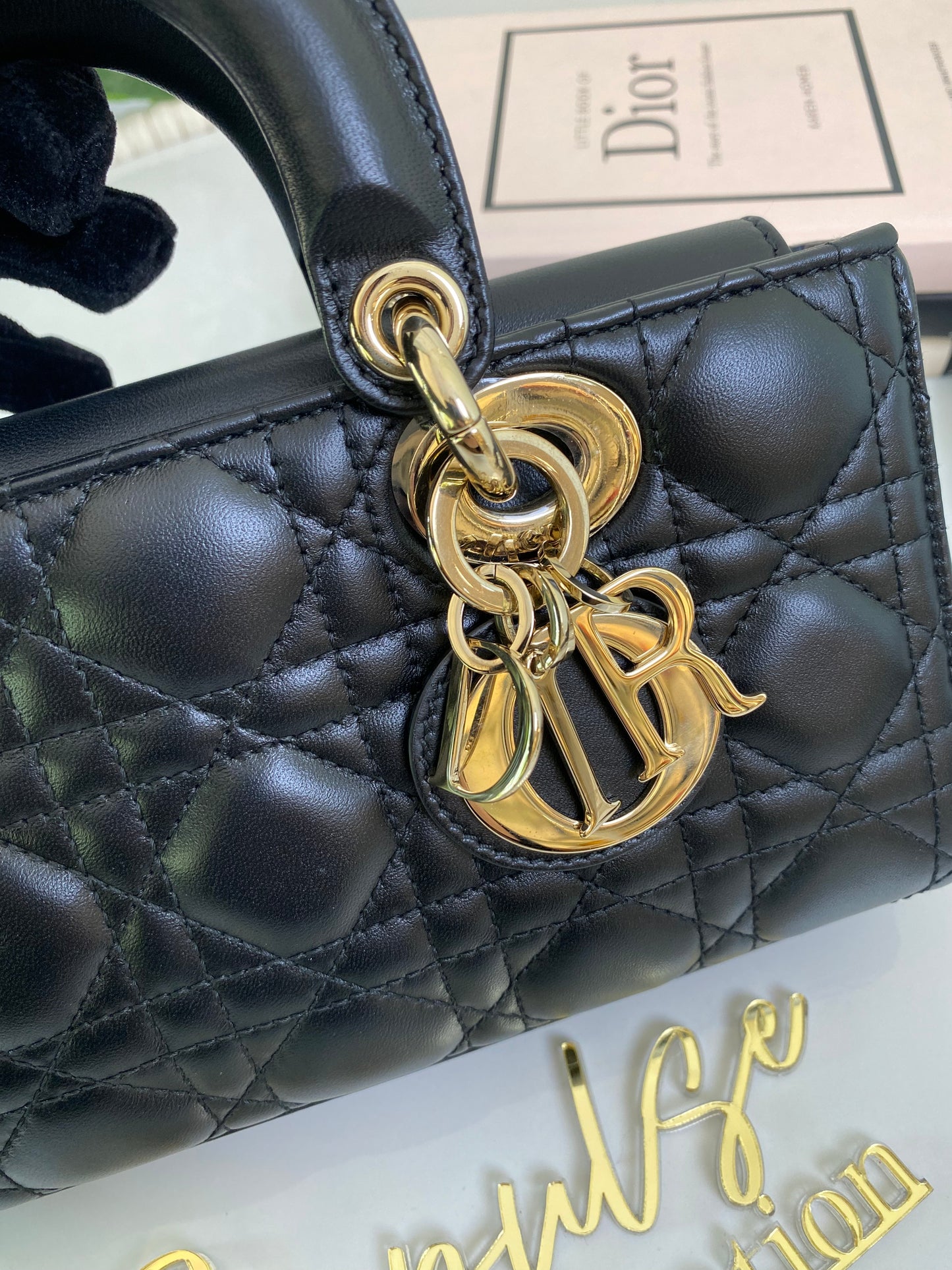 Dior Djoy Small Black LGHW