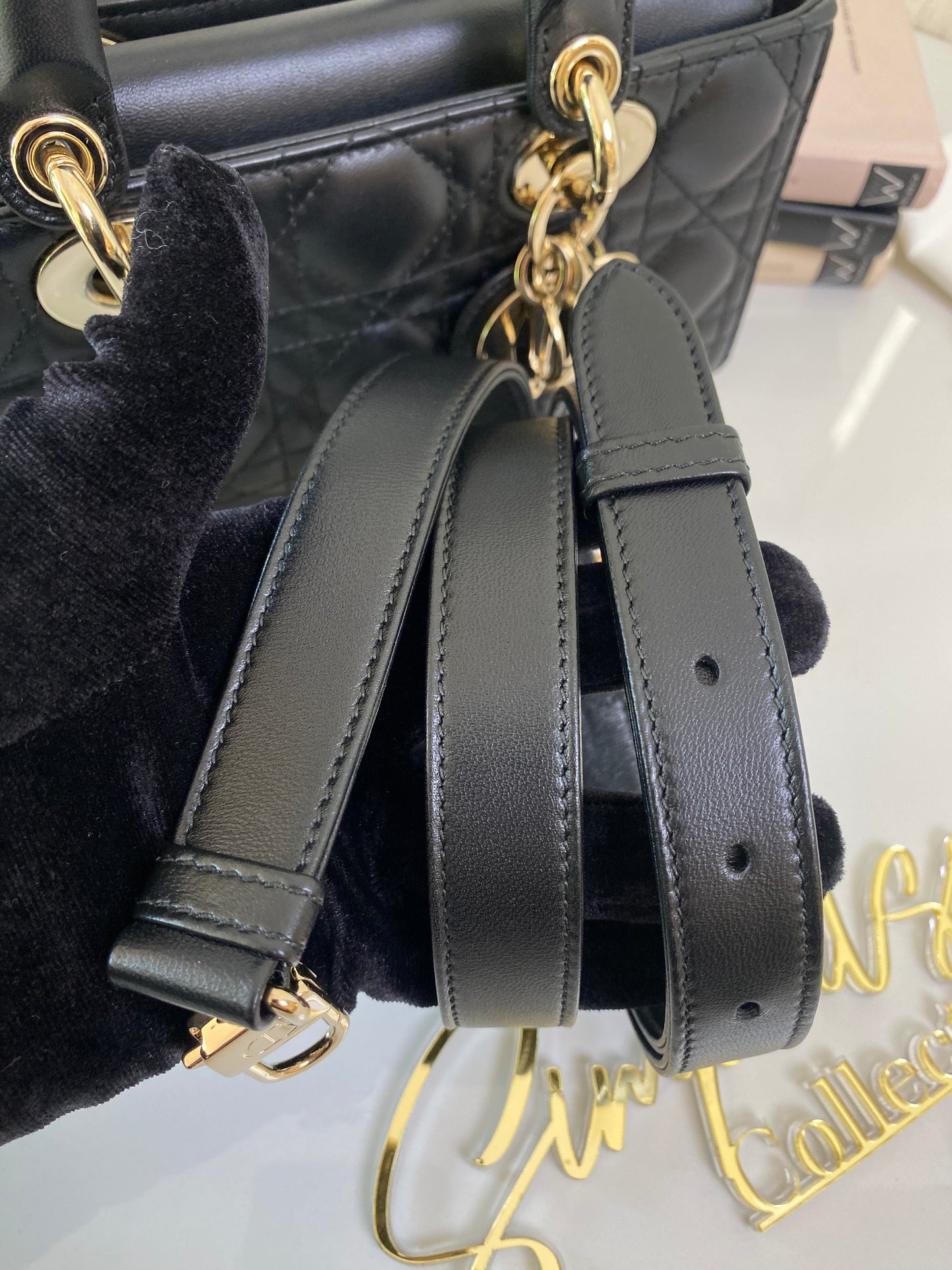 Dior Djoy Small Black LGHW
