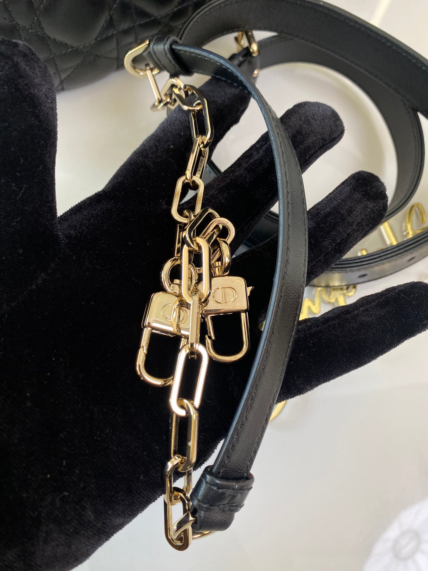 Dior Djoy Small Black LGHW