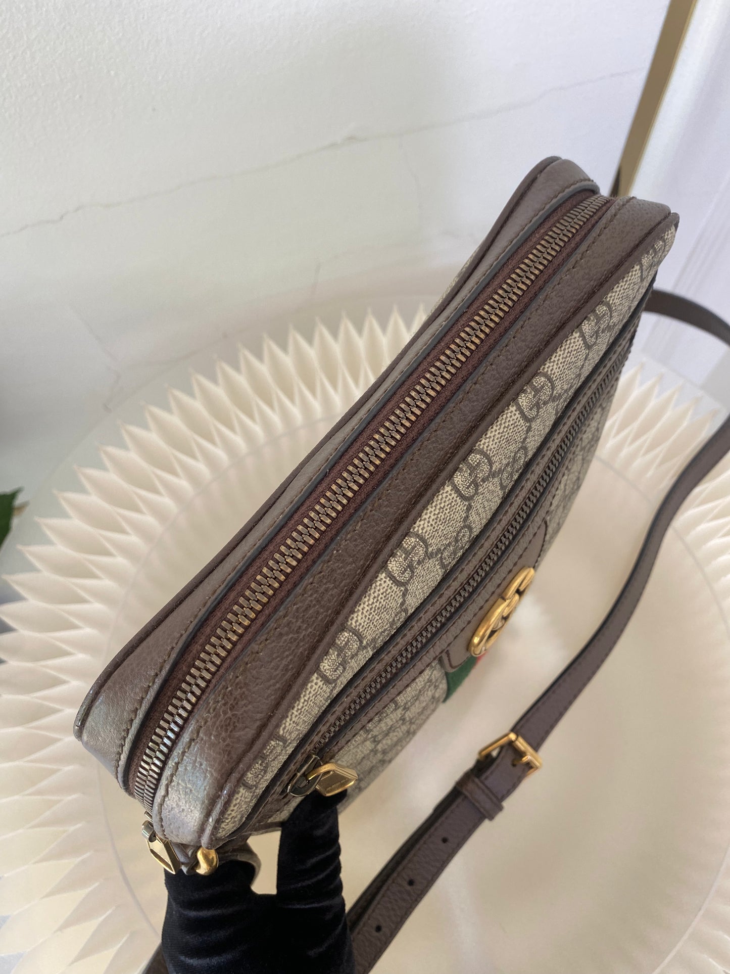 Gg Supreme Mono Web Small Ophidia Messenger Bag