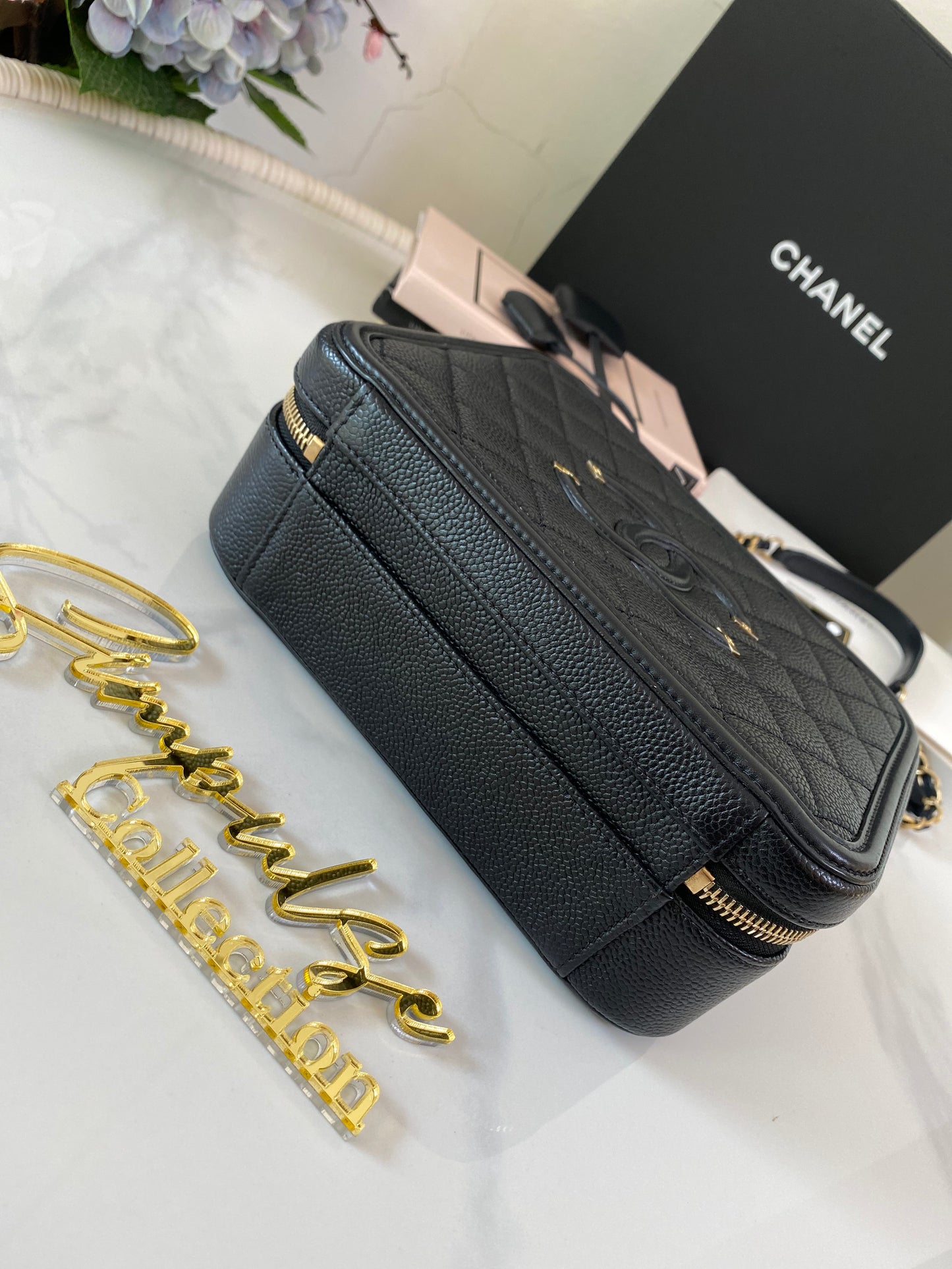 Chanel Filigree Caviar Vanity