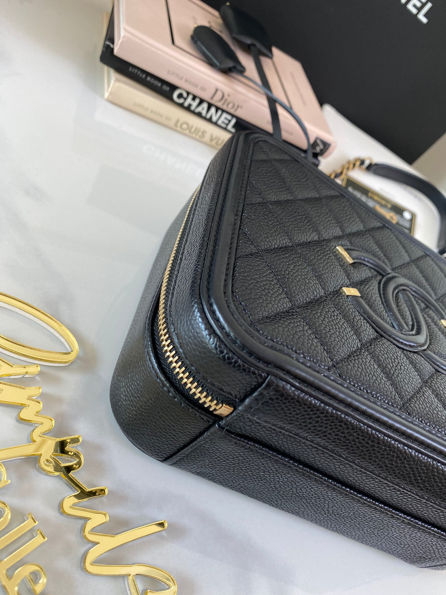 Chanel Filigree Caviar Vanity