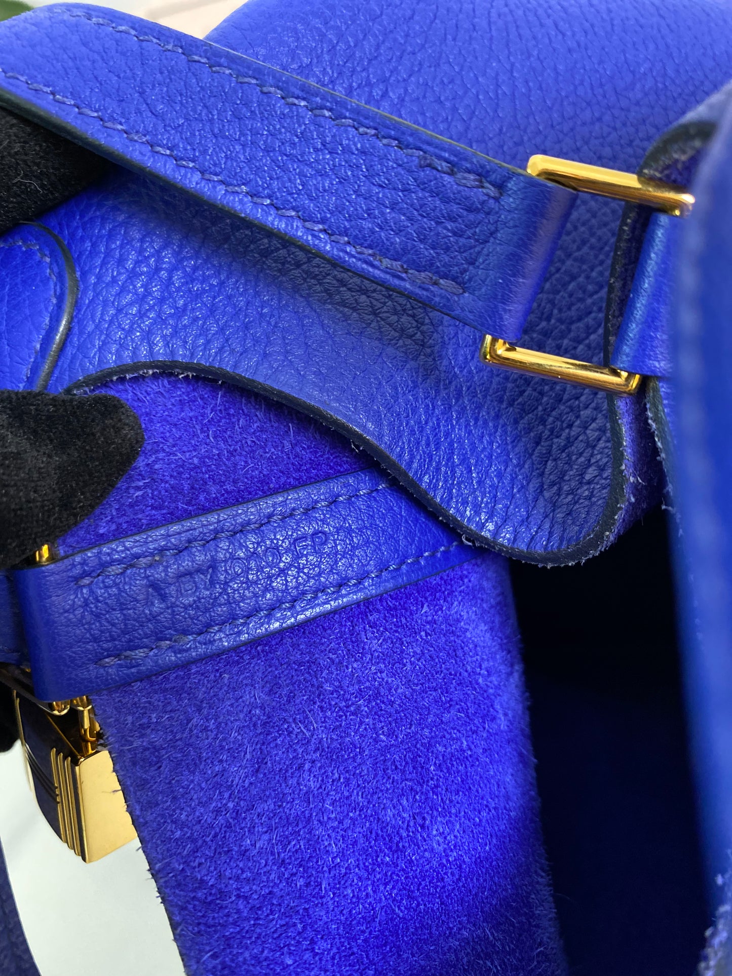 Hermes Picotin 18 Blue GHW
