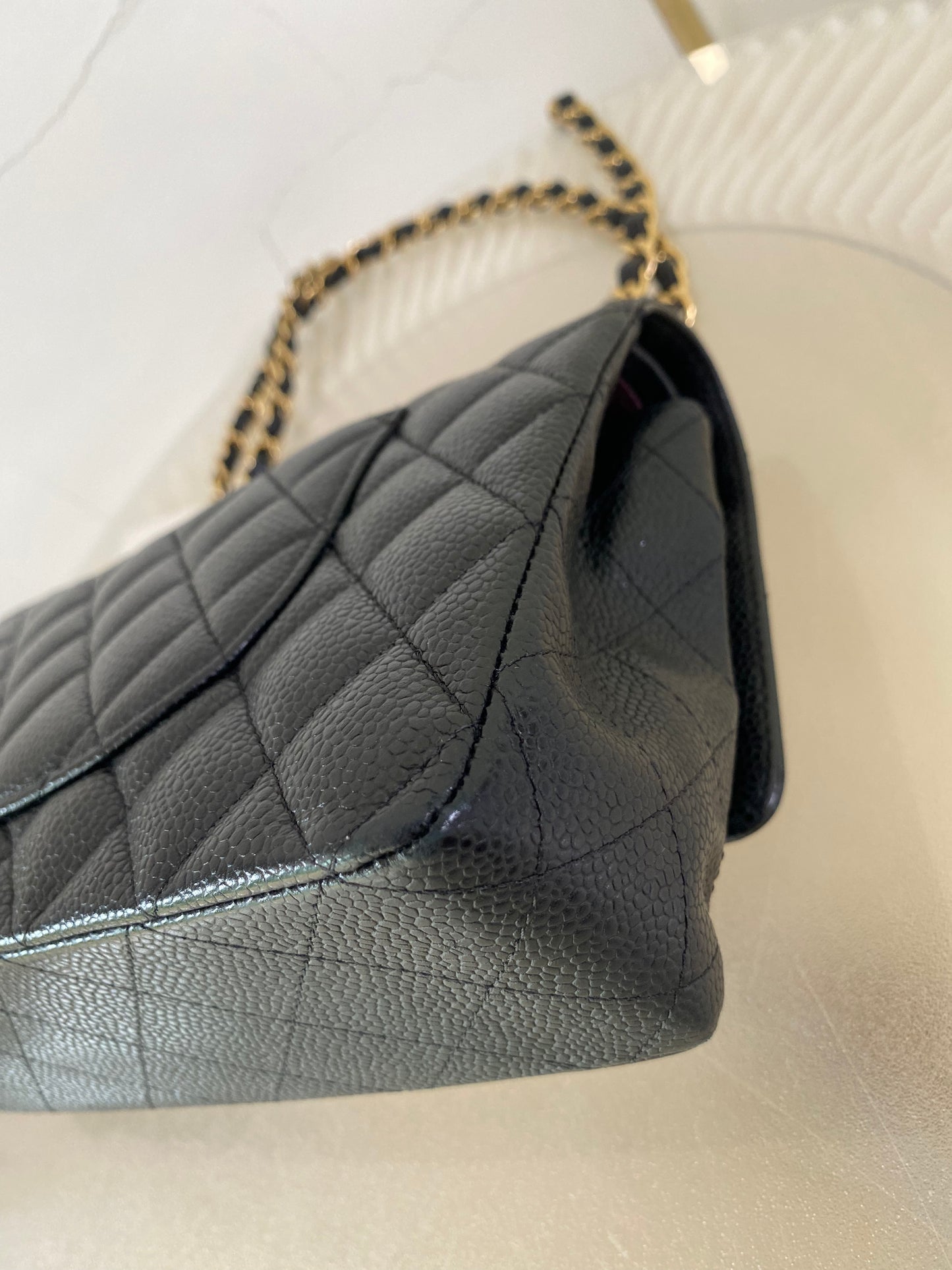 Chanel Classic Medium Double Flap Caviar GHW