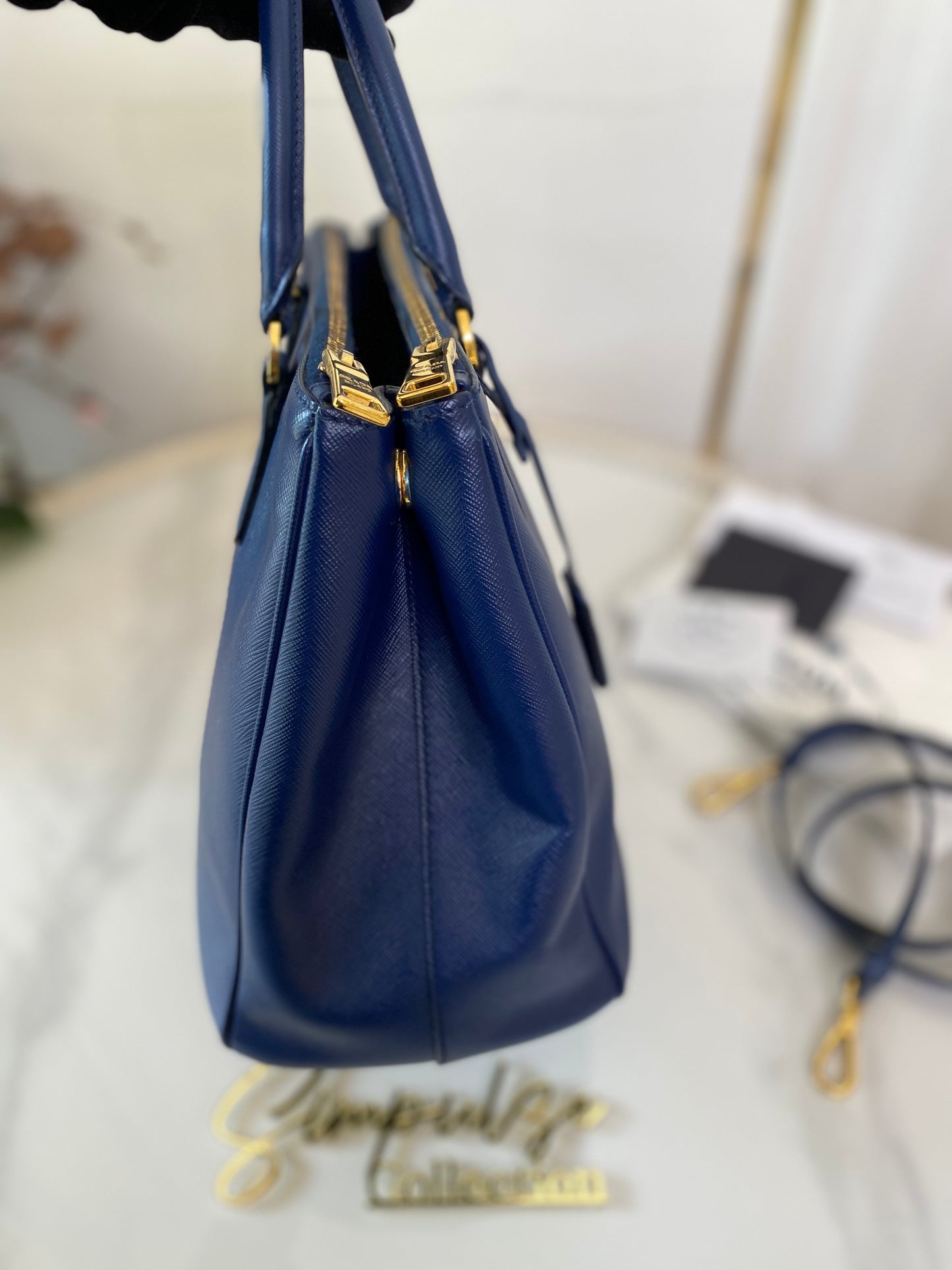 Prada Saffiano Medium Galleria Double Zip