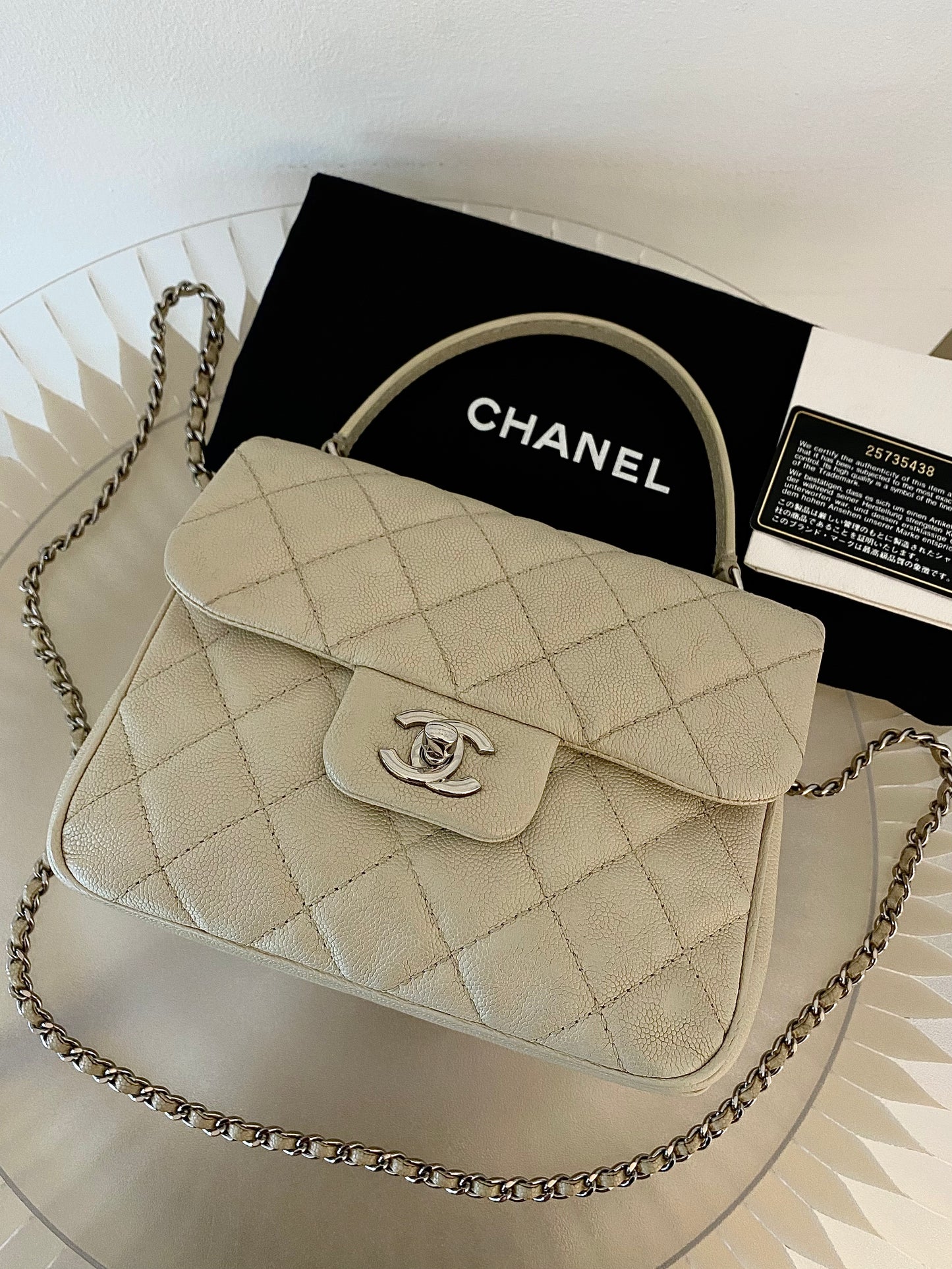 CHANEL Quilted Caviar Urban Companion Flap Bag