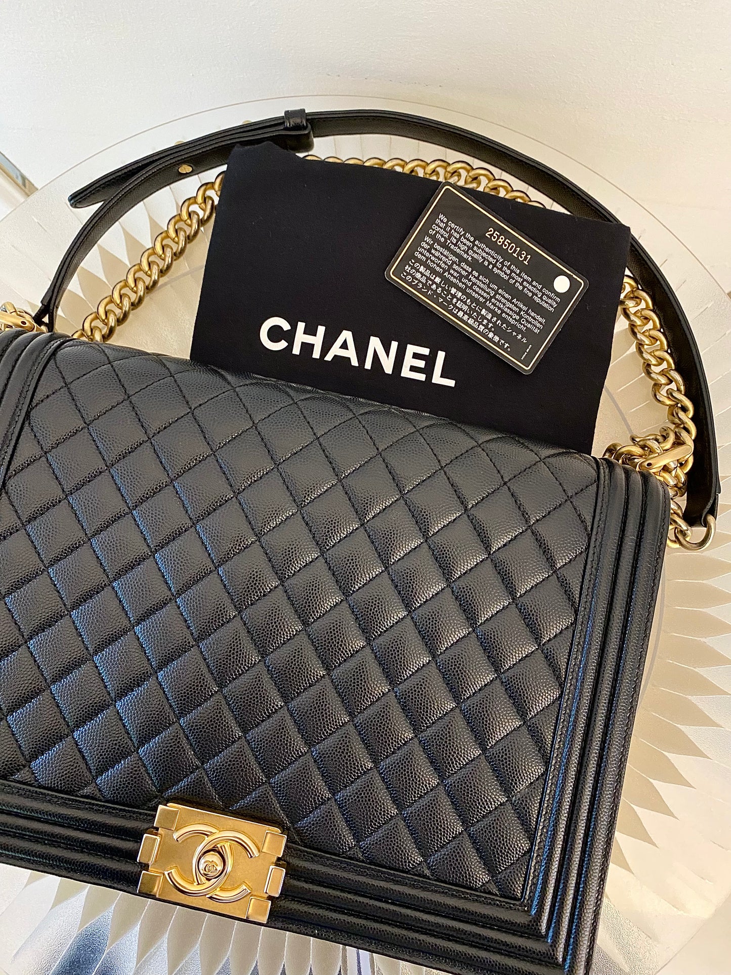 Chanel Leboy Caviar Large GHW