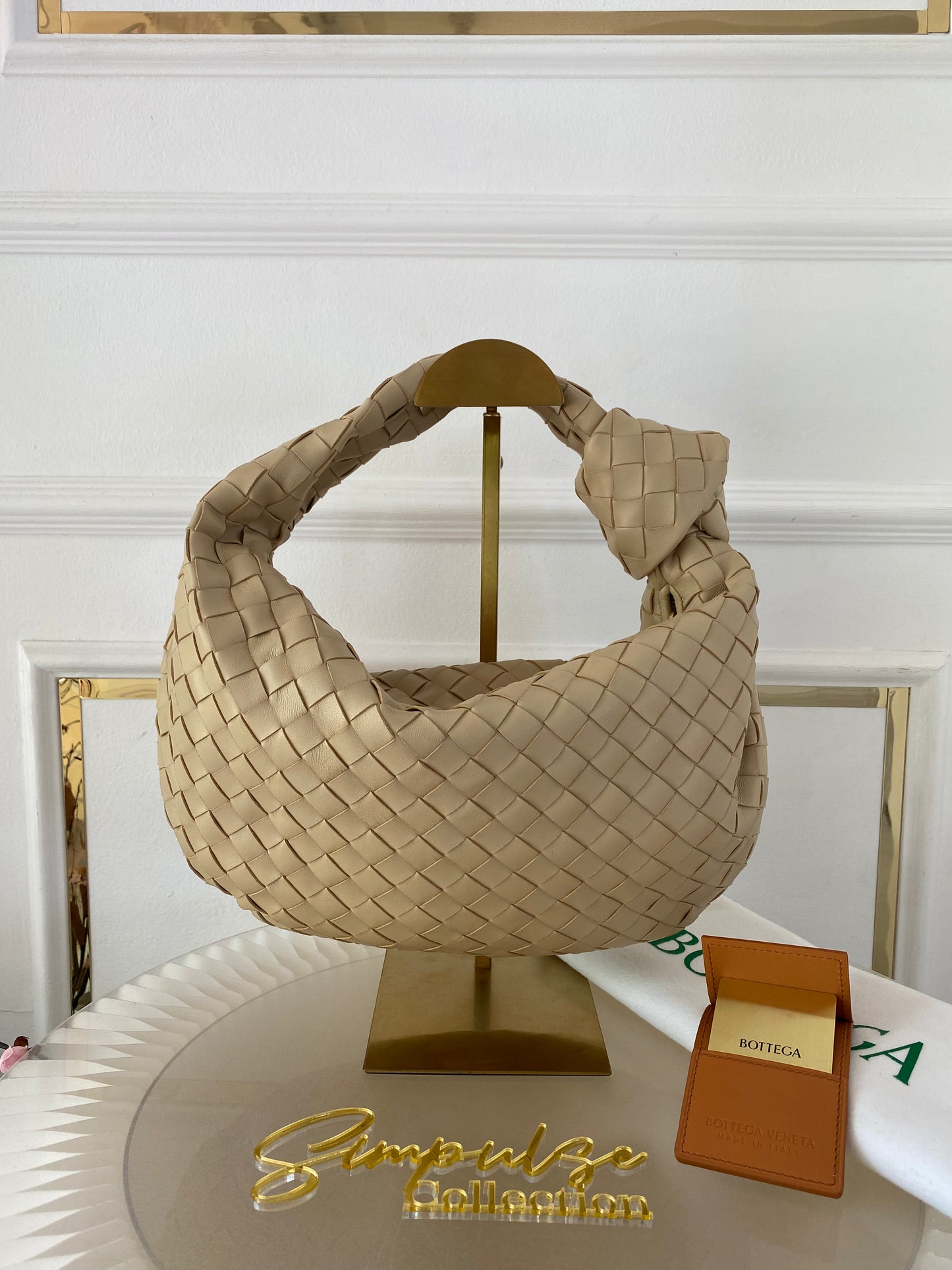Bottega Veneta Jodie Teen Beige