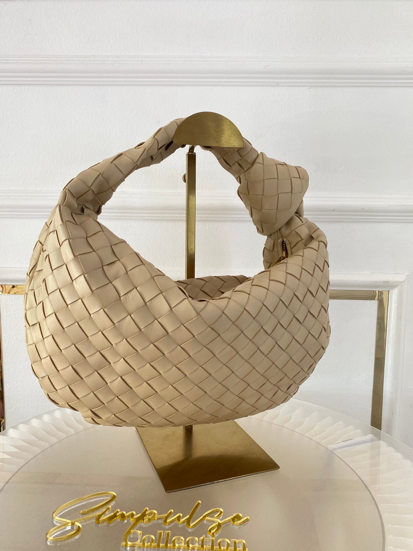 Bottega Veneta Jodie Teen Beige