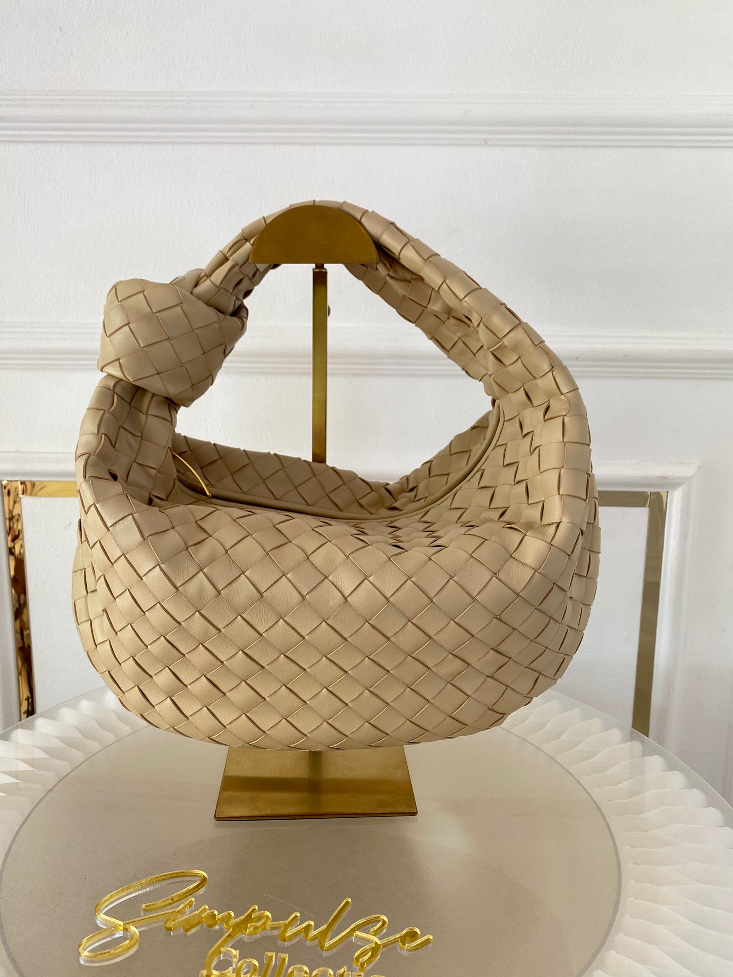 Bottega Veneta Jodie Teen Beige