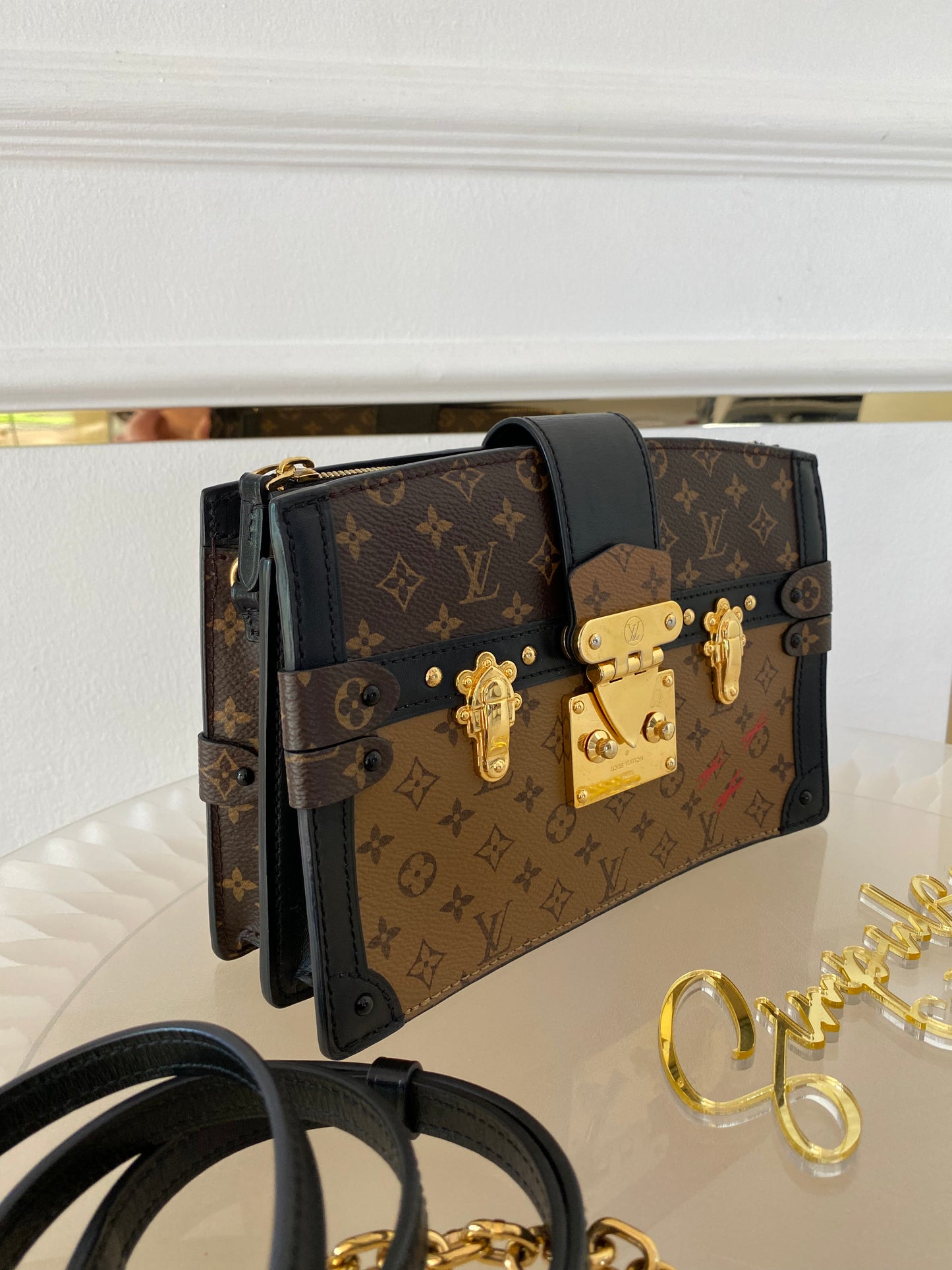 Louis Vuitton Mono Reverse Pochette Trunk
