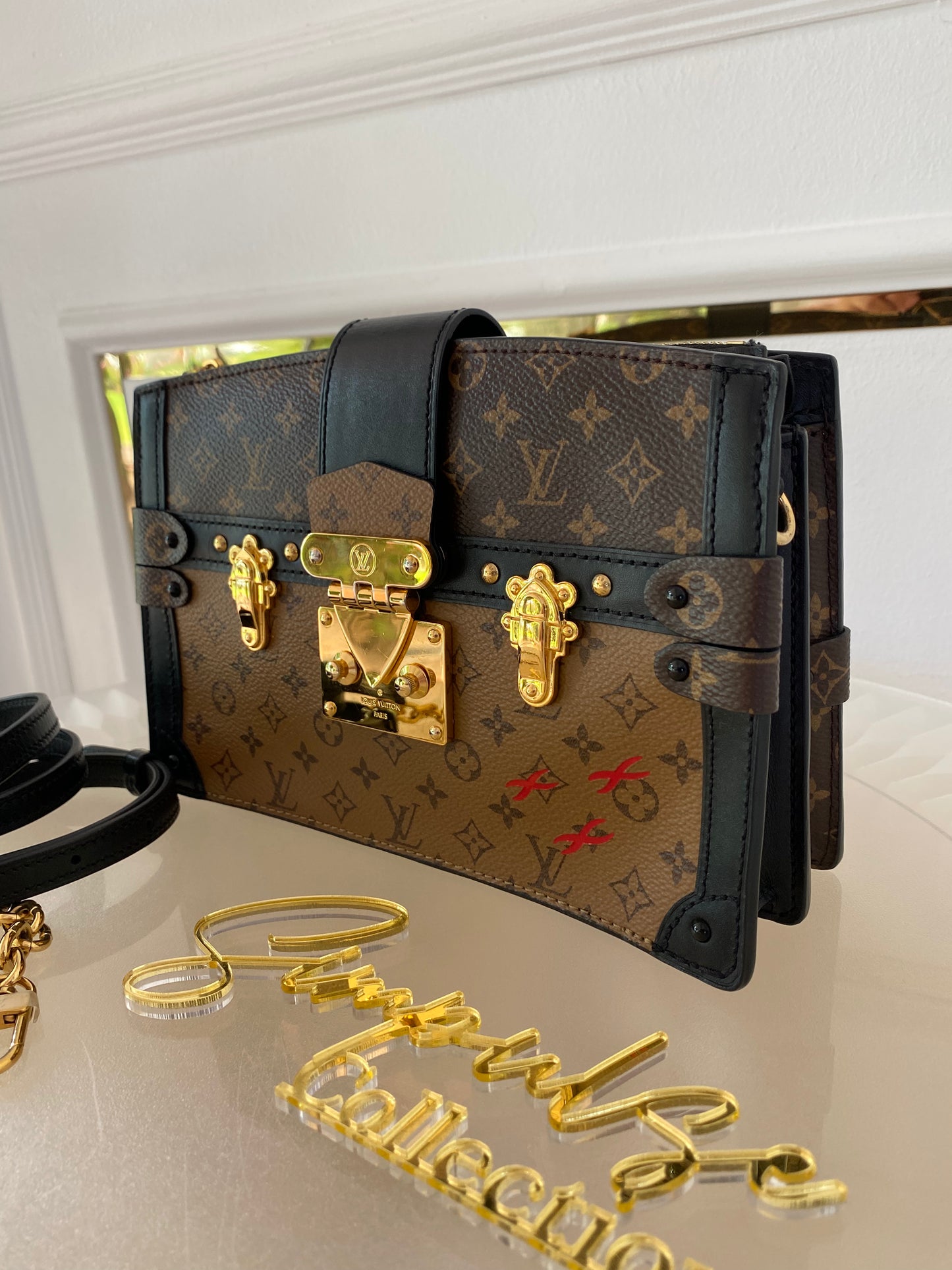 Louis Vuitton Mono Reverse Pochette Trunk