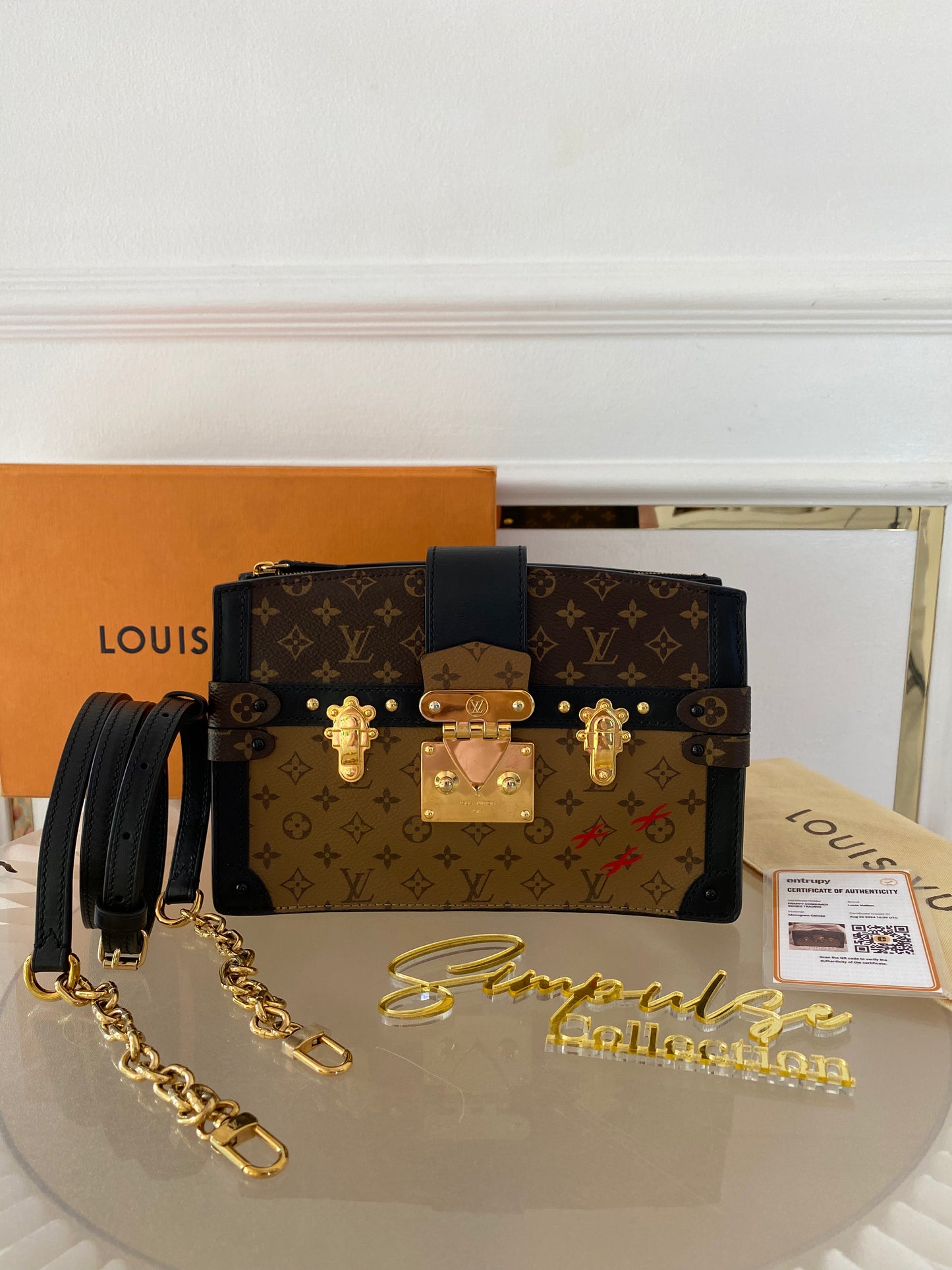 Louis Vuitton Mono Reverse Pochette Trunk