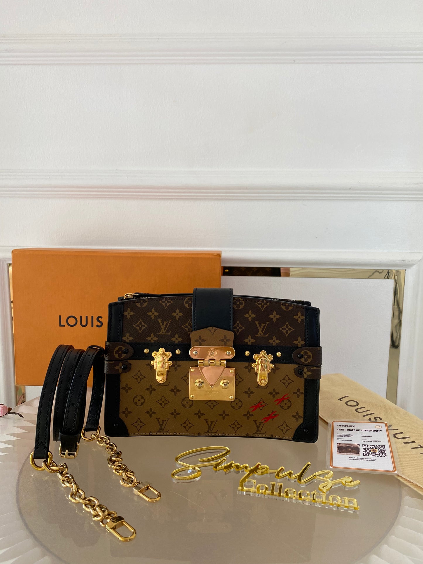 Louis Vuitton Mono Reverse Pochette Trunk
