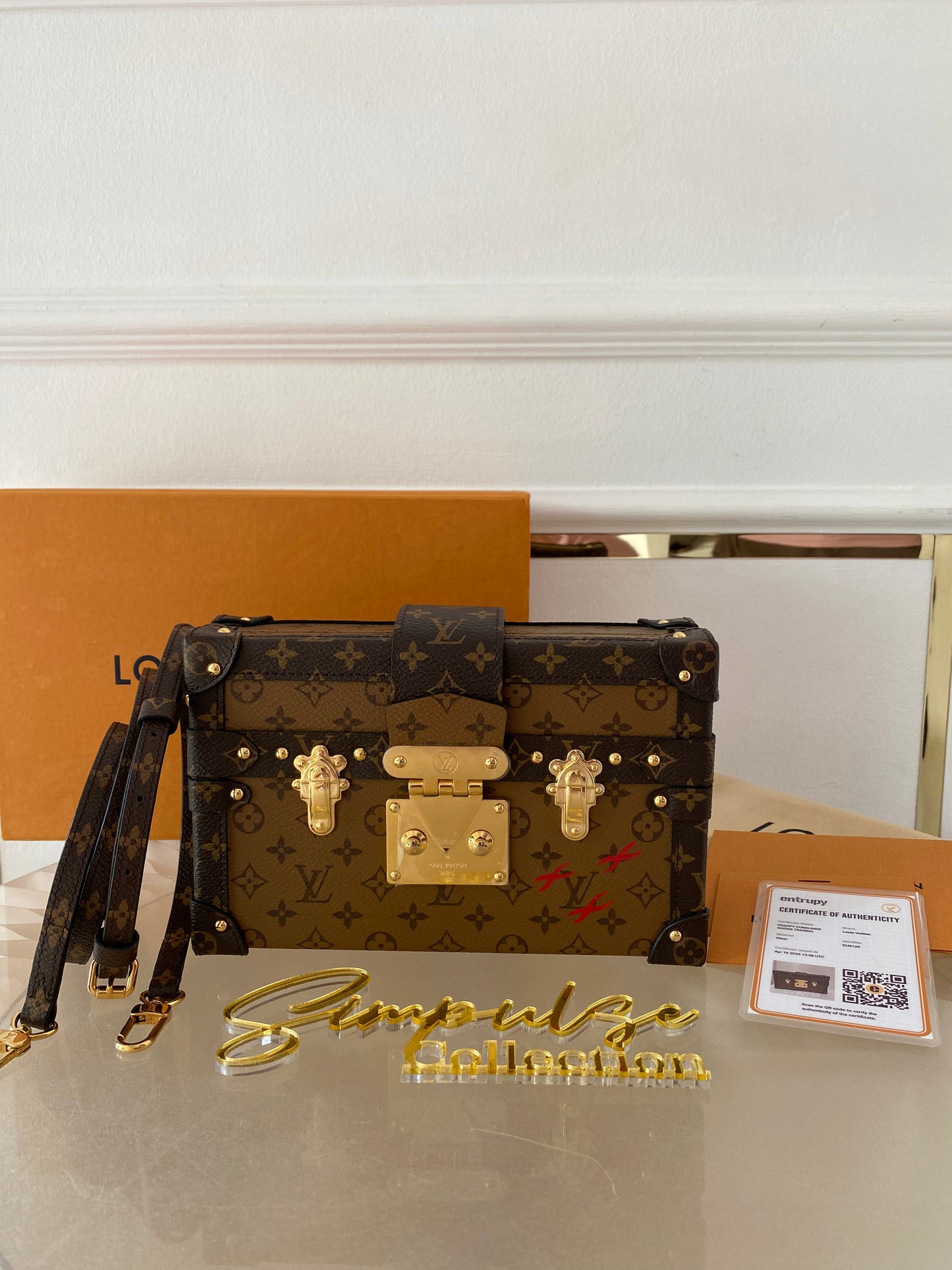 Louis Vuitton Mono Reverse Petite Malle